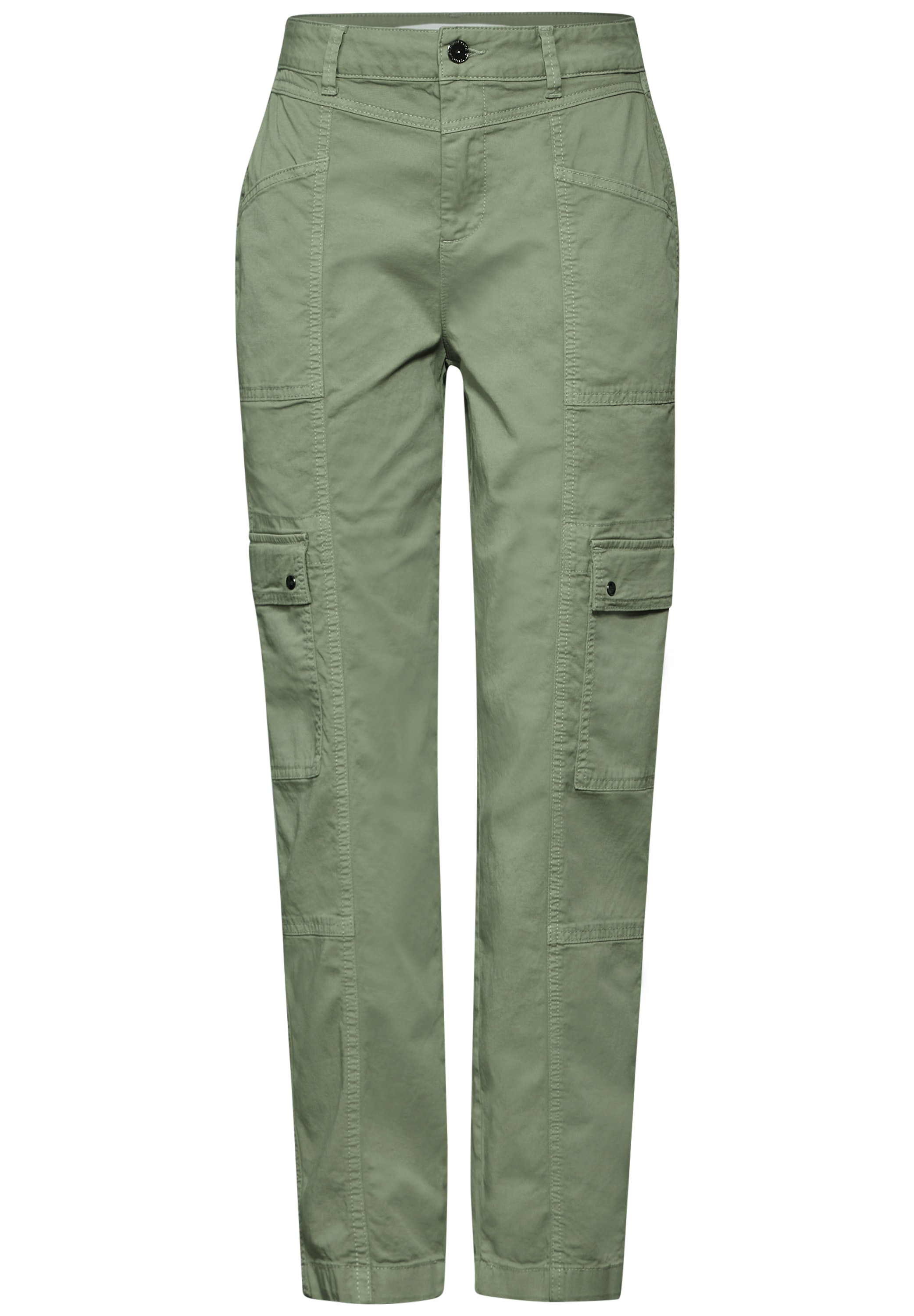 STREET ONE STUDIO Stoffhose, aus Baumwolle mit Stretchanteil