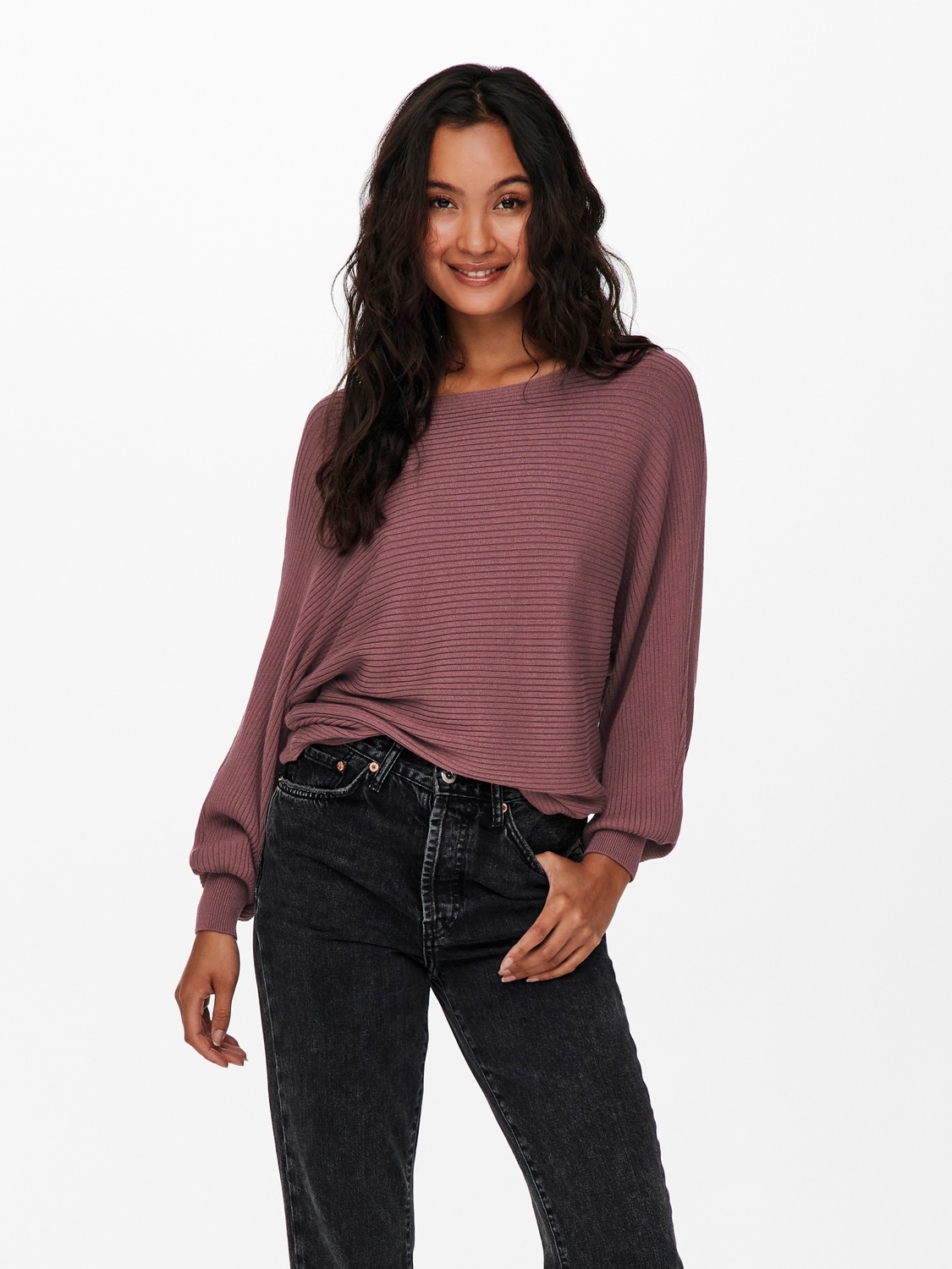 ONLY "ONLADALINE L/S SHORT PULLO KNT NOOS" Viskosemischung, regular fit