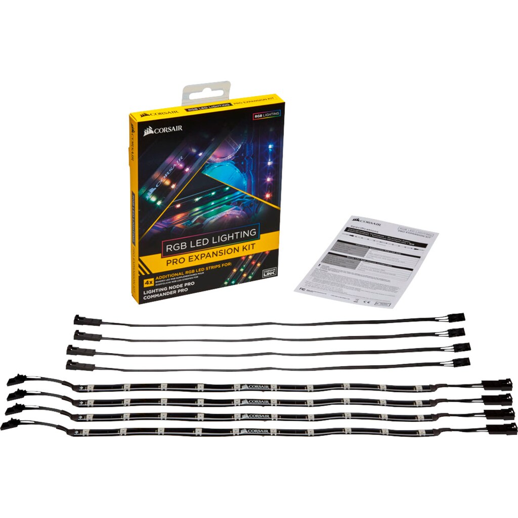 Corsair LED-Streifen »CORSAIR RGB LED Lighting PRO Expansion Kit«