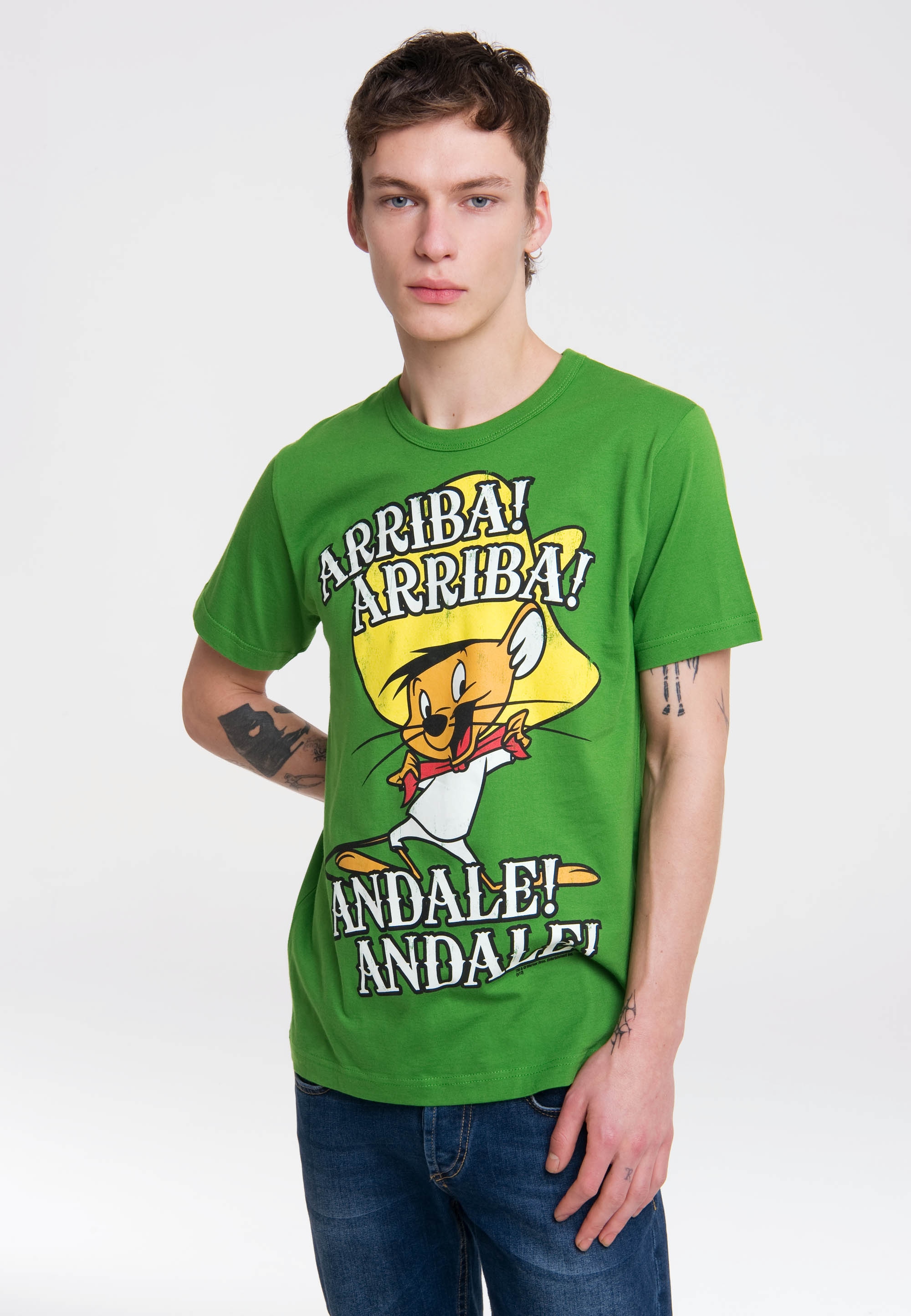 LOGOSHIRT T-Shirt »Speedy Gonzales - Arriba!«, mit Speedy Gonzales - Print