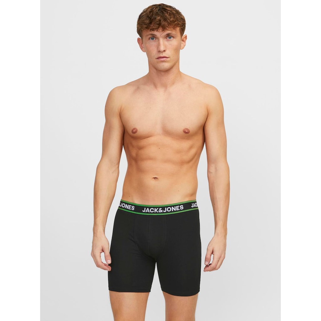 Jack & Jones Boxershorts »JACLIME SOLID BOXER BRIEFS 5 PACK«