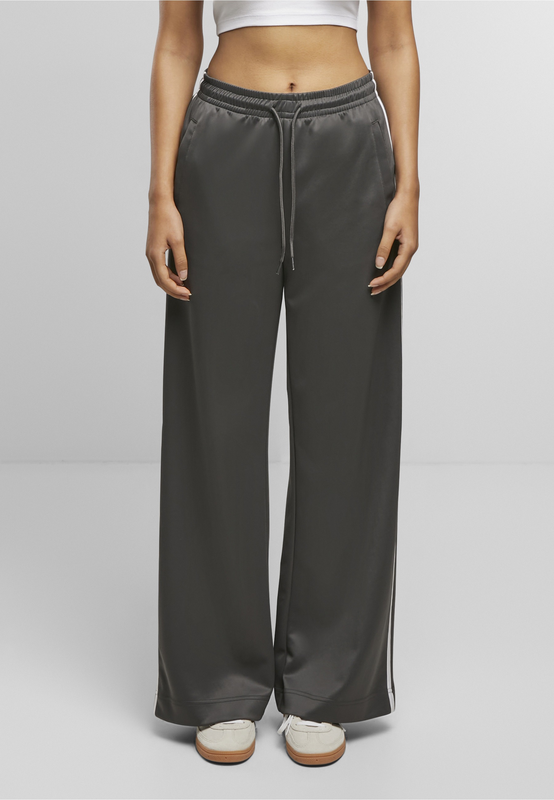 URBAN CLASSICS Jogginghose »Urban Classics Ladies Wide Leg Track Pants«