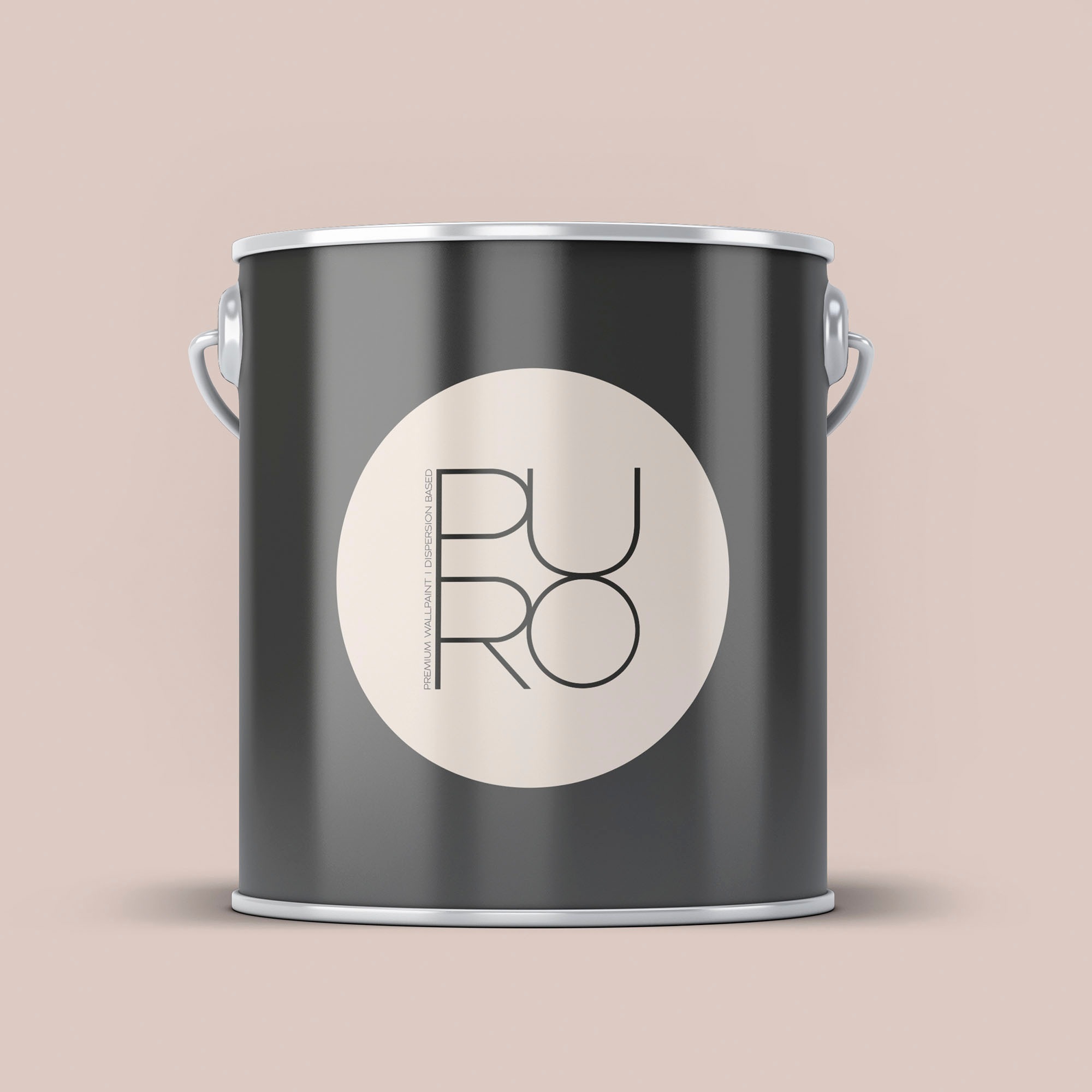 A.S. CRÉATION Wandfarbe "Premium Innenwandfarbe PURO Tuchmatt rosy beige", 5 l 5mlc2022 rosy beige, Farben, ideal für Wohnzimmer, Schlafzimmer, Flur