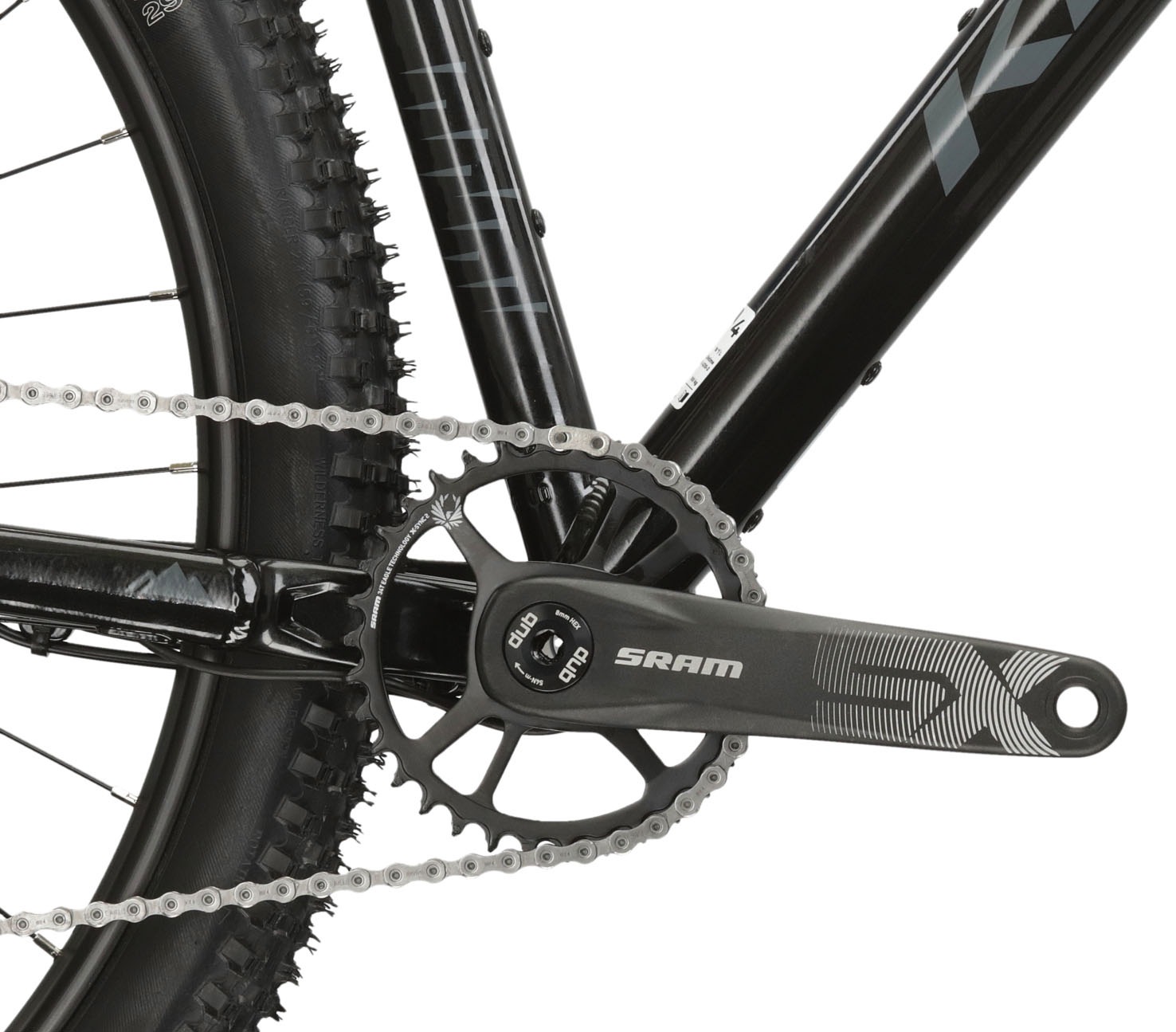 Kross Mountainbike »KROSS MTB Hardtail Level 6.0 29" schwarz 12 Gänge«, 12 Gang, SRAM, NX EAGLE Schaltwerk, Kettenschaltung