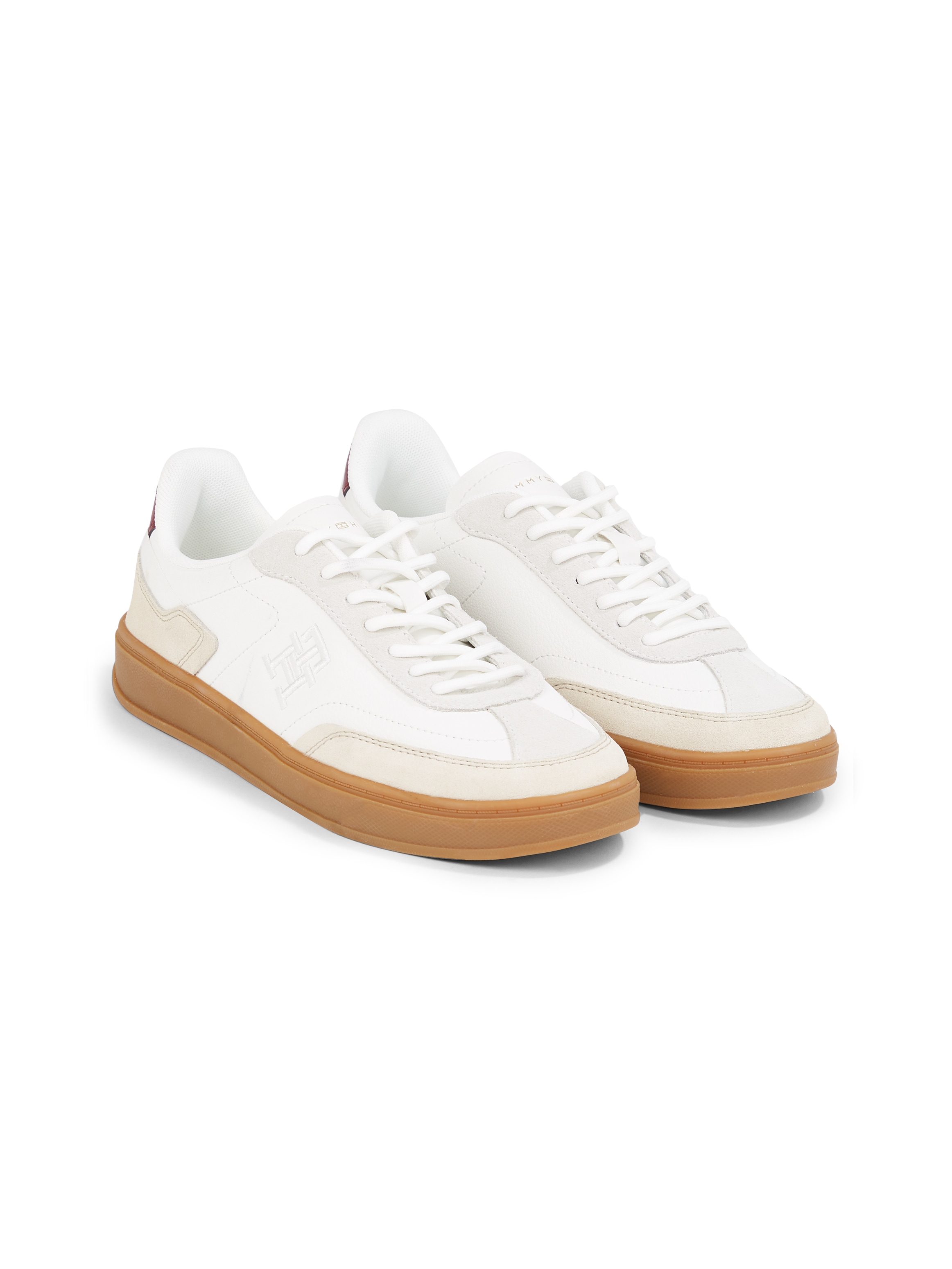 Tommy Hilfiger Plateausneaker "TH HERITAGE COURT SNEAKER LTHR", Plateau, Sc günstig online kaufen