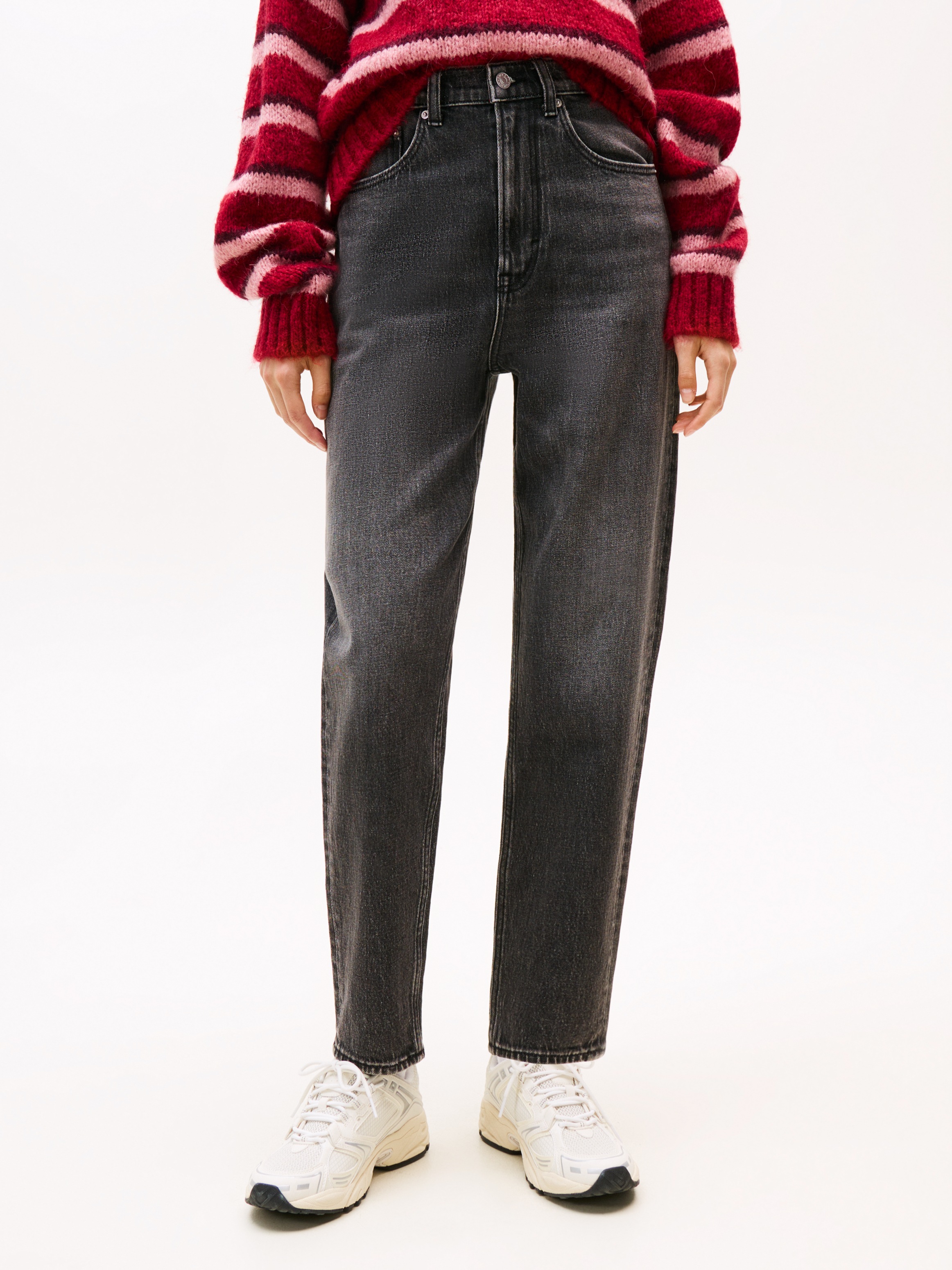 Tommy Jeans Tapered-fit-Jeans "MOM JEAN UH TPR BI0187" günstig online kaufen