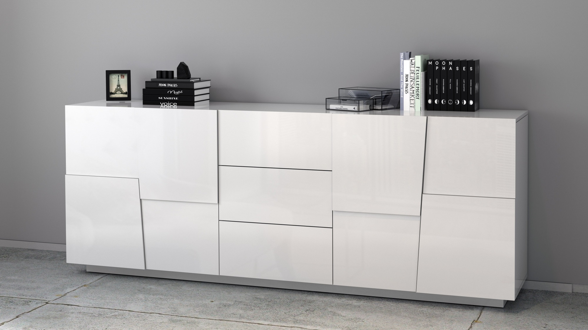 Home affaire Sideboard "Pongo" 1 Stk. tlg. günstig online kaufen