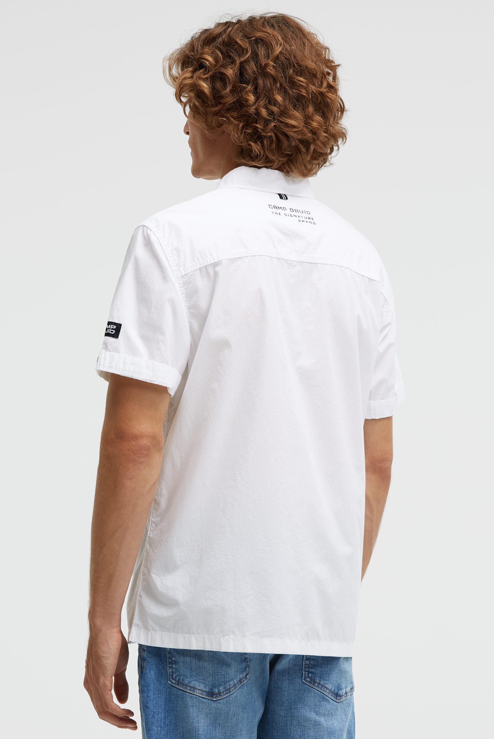 CAMP DAVID Kurzarmhemd mit Kentkragen