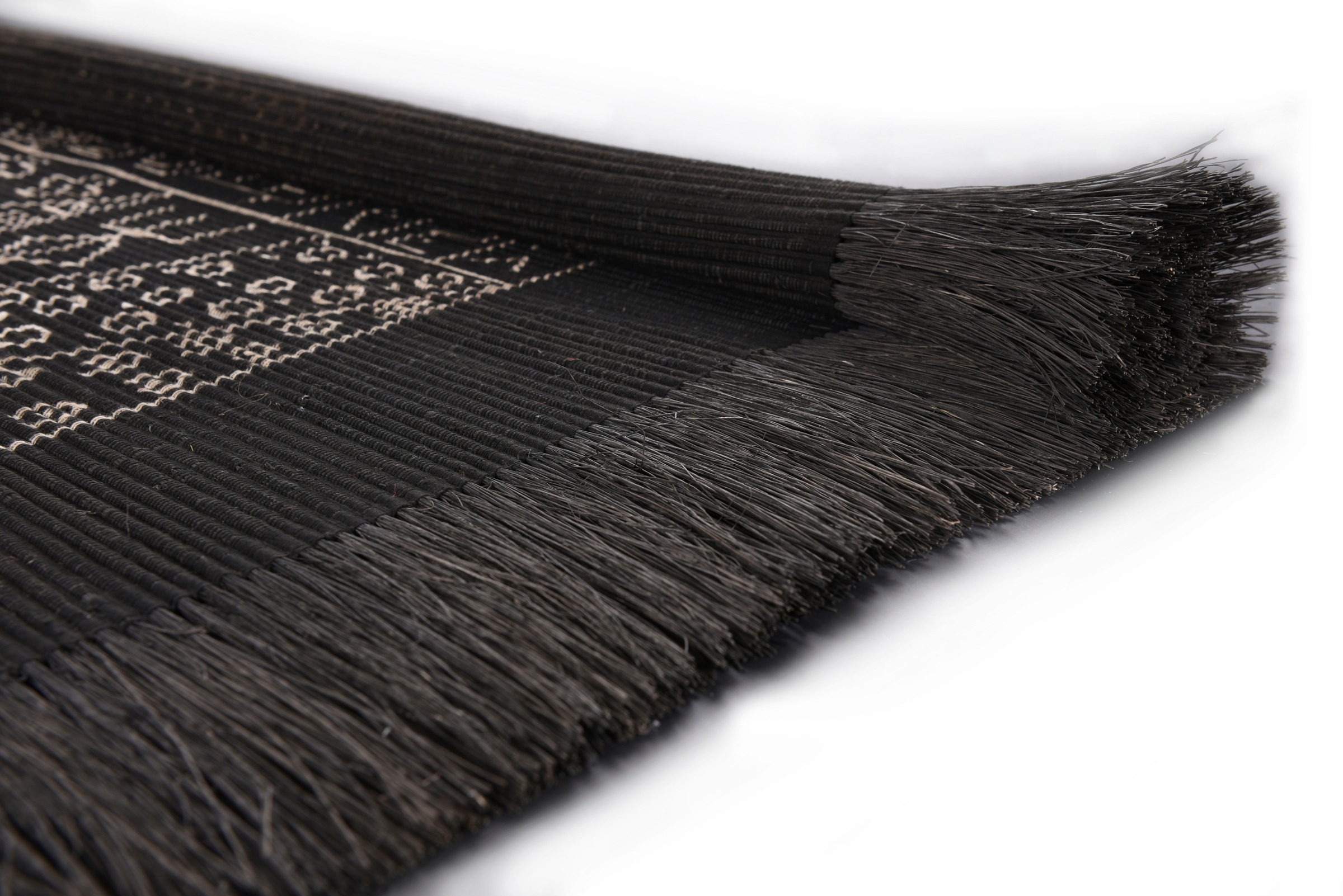 DIE HAUSKUNST Teppich »Taama« rechteckig 4 mm Höhe Flachgewebe, handgewebt, mit Fransen