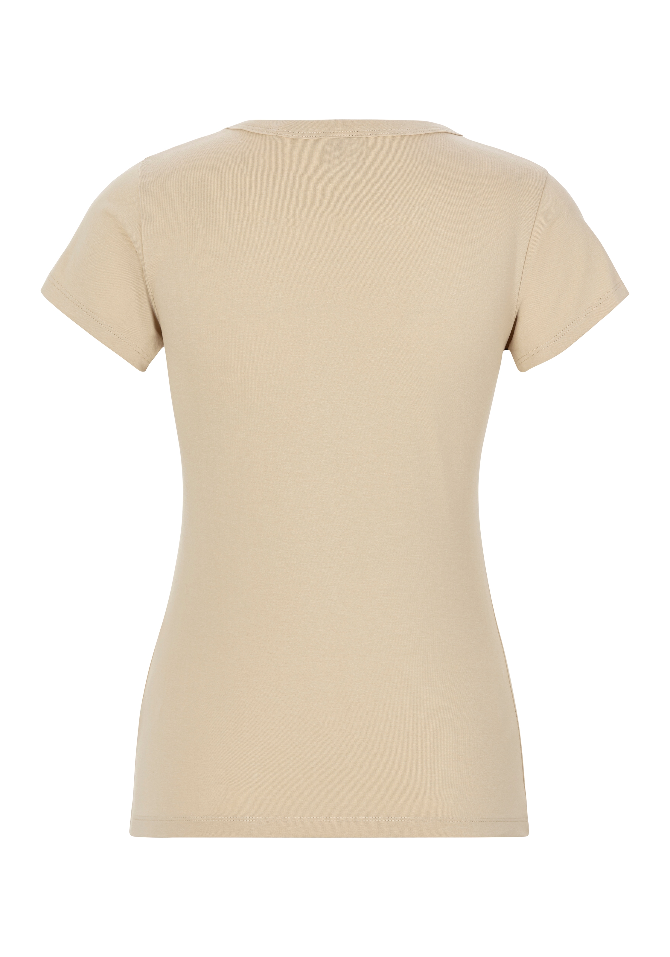 BOSS ORANGE V-Shirt »Eslane Premium Damenmode«, mit Logoschriftzug