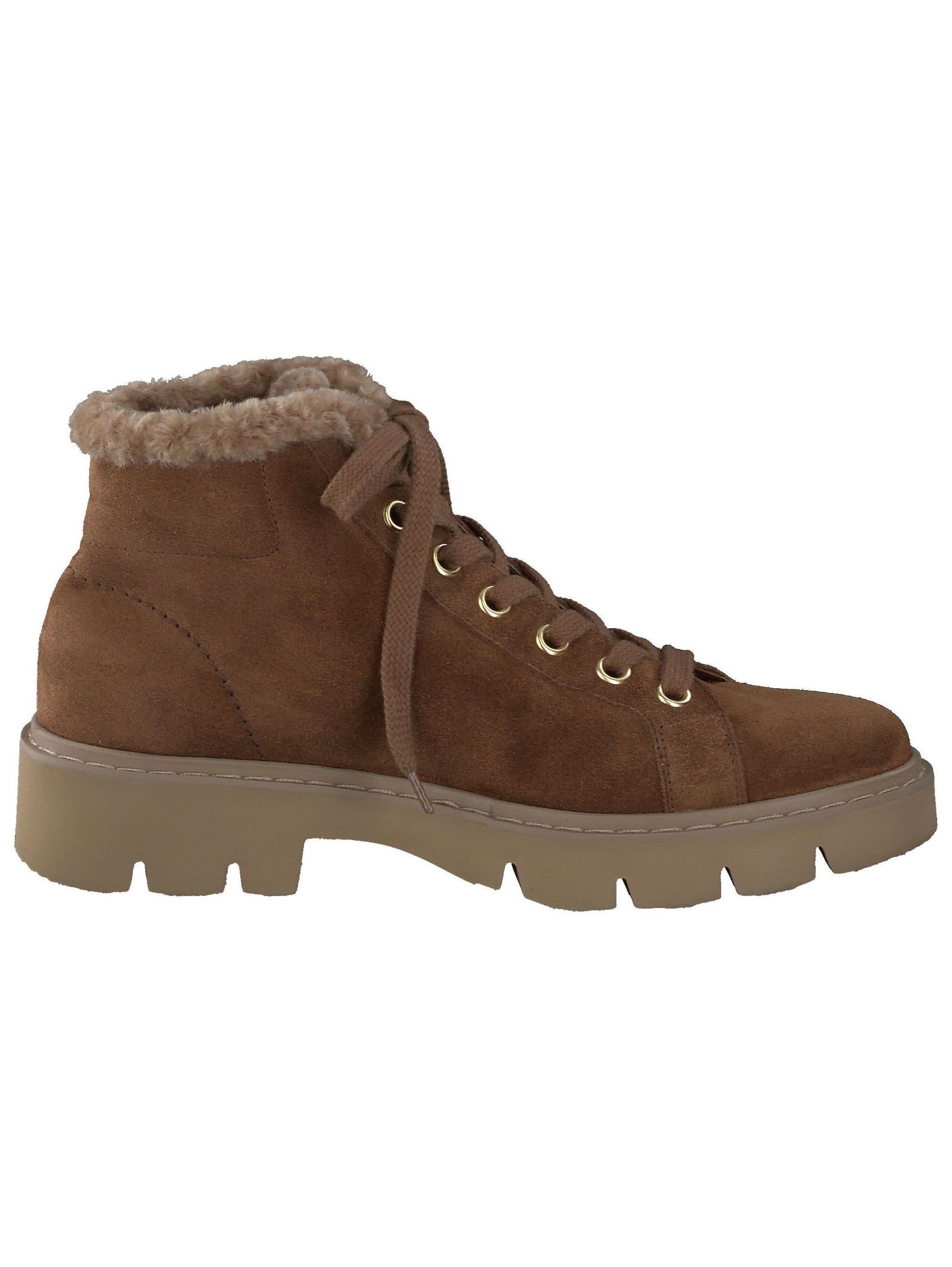 Paul Green Schnürstiefelette »Paul Green Stiefelette Veloursleder«