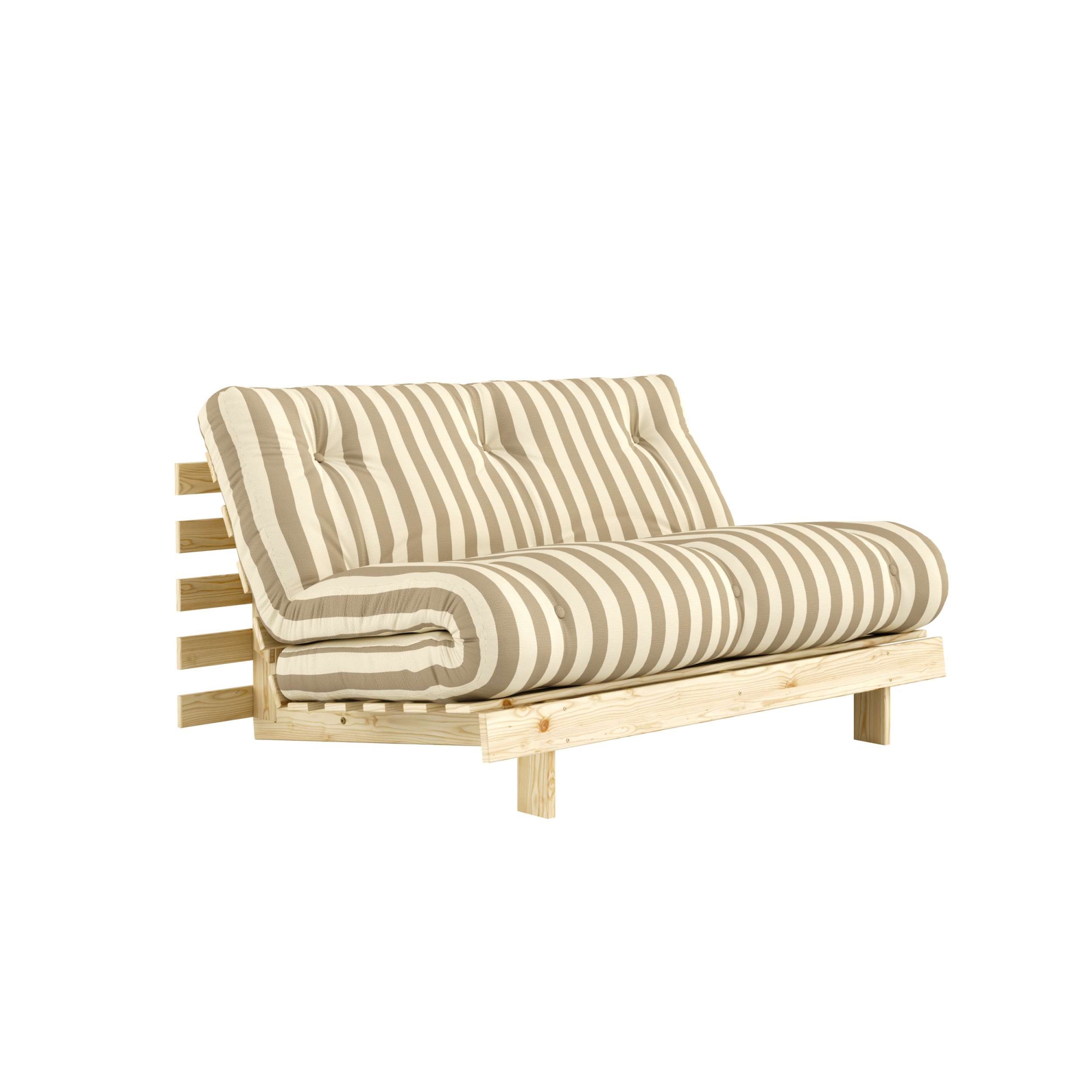 Karup Design Daybett "Roots Sofa Bed, Schlafsofa, Bettfunktion, FSC-Massivholz" Inkl. Futonmatratze, Made in Europe, langlebig, B: 140 oder 160 cm