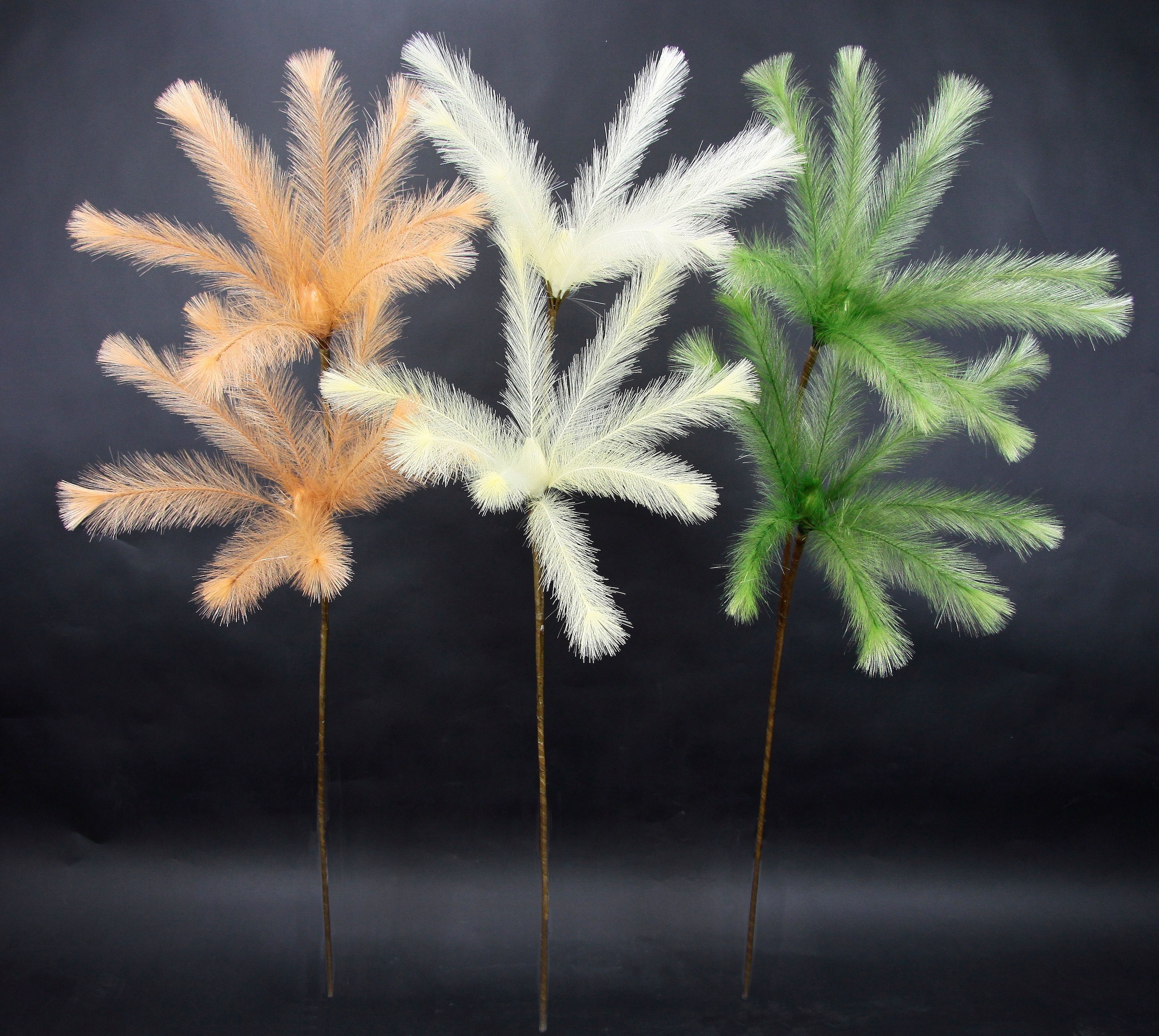 I.GE.A. Kunstpflanze »Federzweig« 3er Set