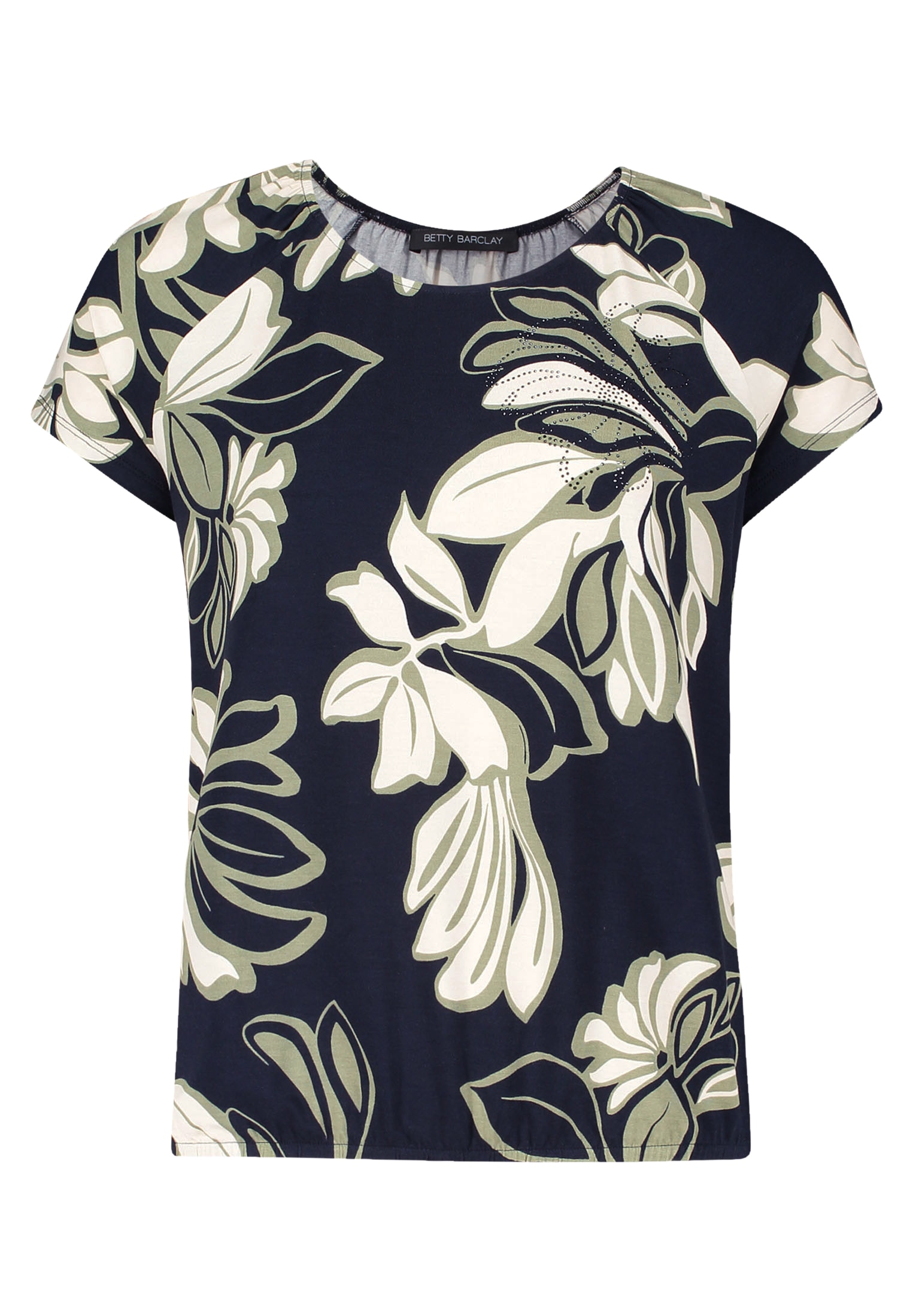 Betty Barclay Kurzarmshirt »Betty Barclay Printshirt mit Gummizug«, (1 tlg.)
