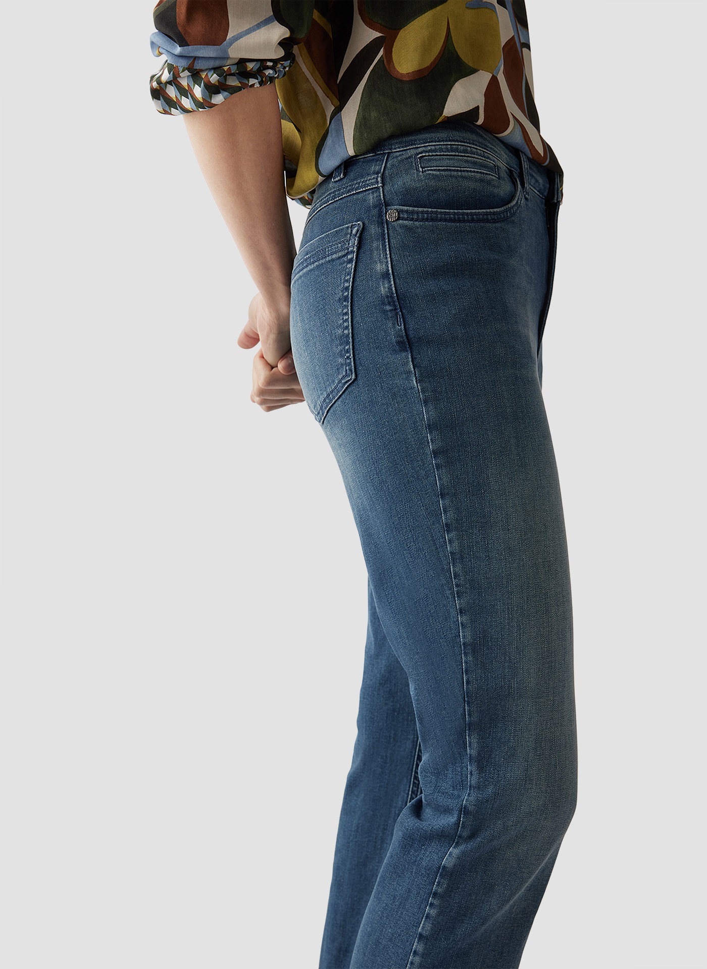 LeComte Jerseyhose »LeComte Klassische Jeans mit Ausgestelltem Bein für Damen«