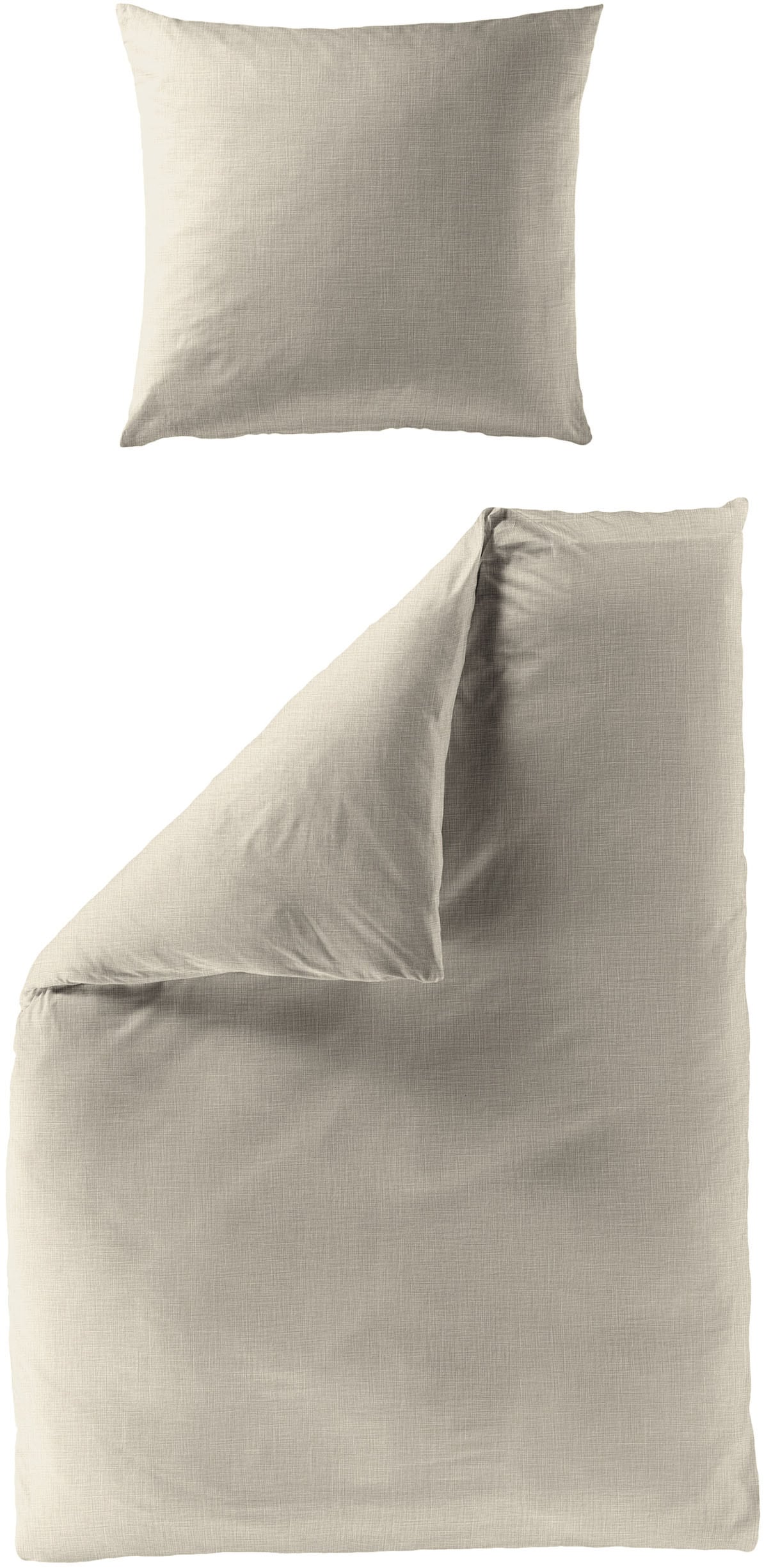 BIERBAUM Bettwäsche »4129«, Musselin, 100 % Baumwolle, pflegeleicht, bügelfrei