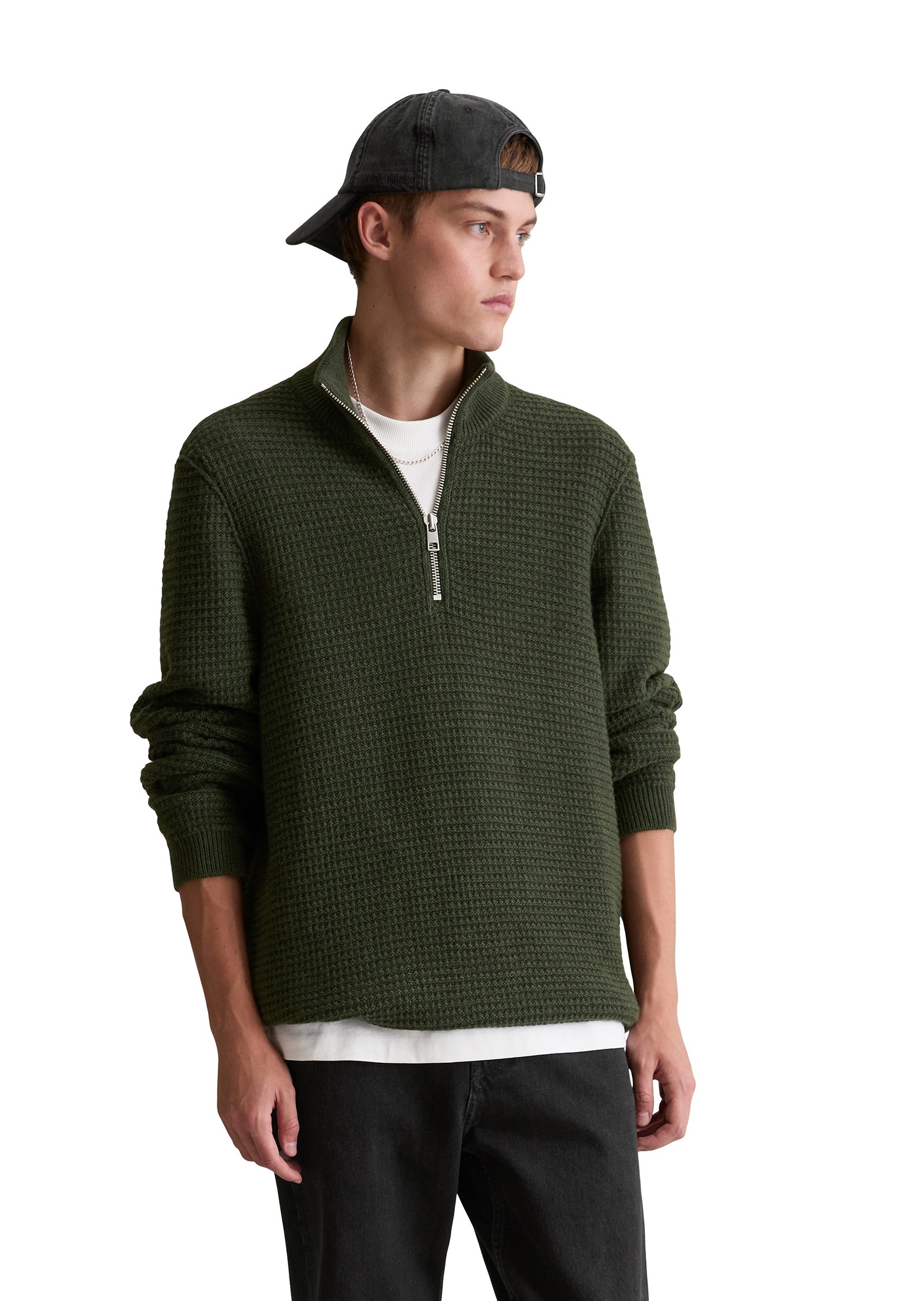 Marc OPolo DENIM Troyer "mit markanter Struktur" günstig online kaufen