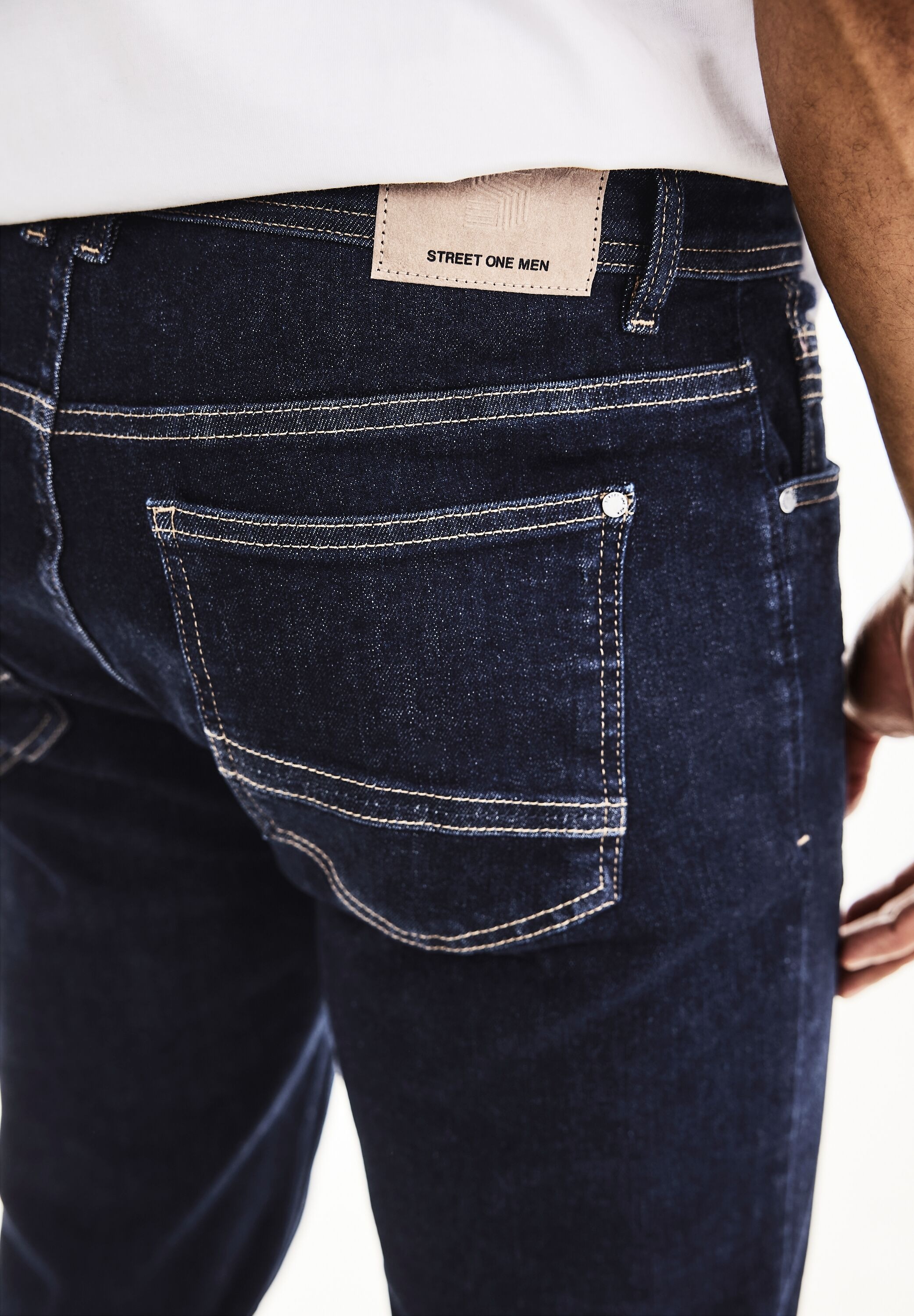 STREET ONE MEN Gerade Jeans, Middle Waist