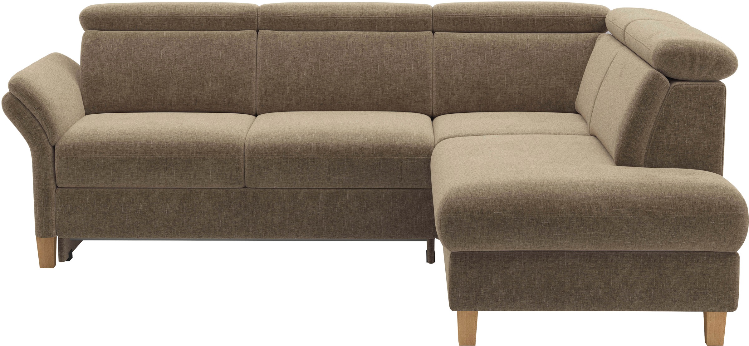 Home affaire Ecksofa "Glendale, L-Form" inkl. Kopfteilverstellung, wahlweis günstig online kaufen