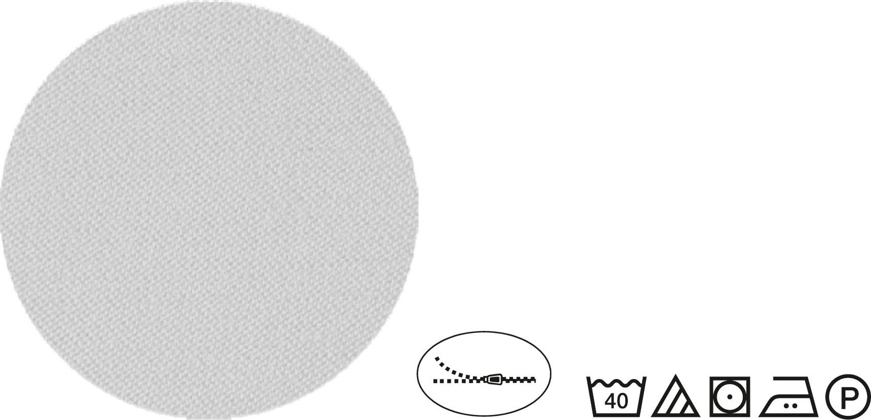 Castell Wendebettwäsche »Uni-Microfaser-Satin«, (2 tlg.), hautsympathische Microfaser Satin Qualität, 100% Polyester, Bett- und Kopfkissenbezug mit Reißverschluss, pflegeleicht, mit feinem Glanz, samtig weicher Stoff