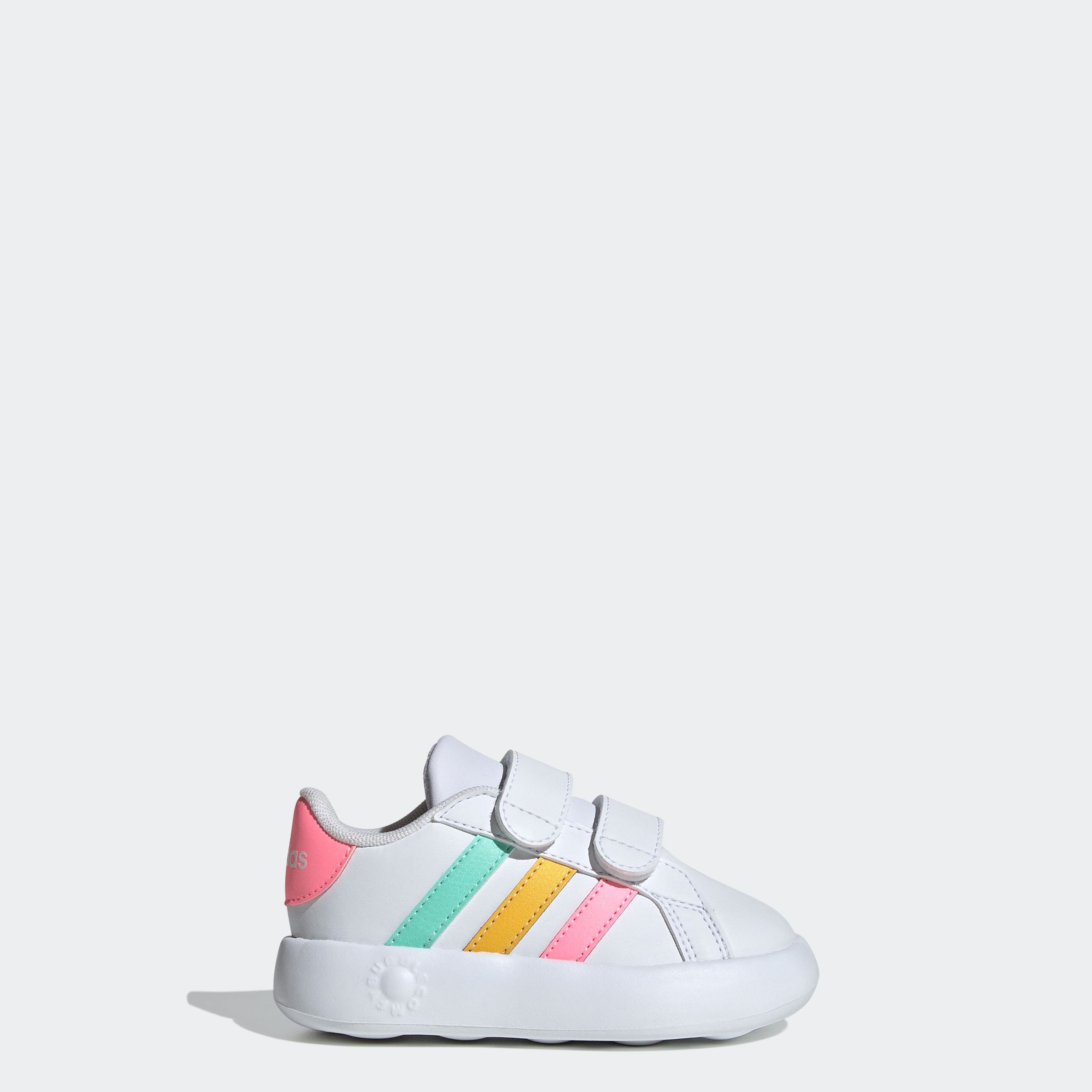 adidas Sportswear Klettschuh »GRAND COURT 2.0 KIDS«, Design auf den Spuren des adidas Superstar, für Kinder
