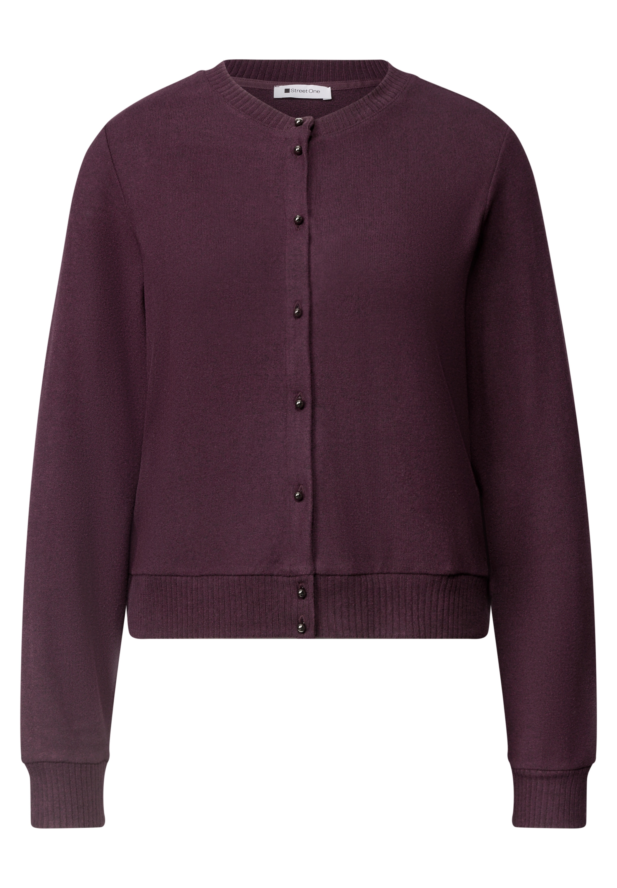 STREET ONE Cardigan aus softem Materialmix
