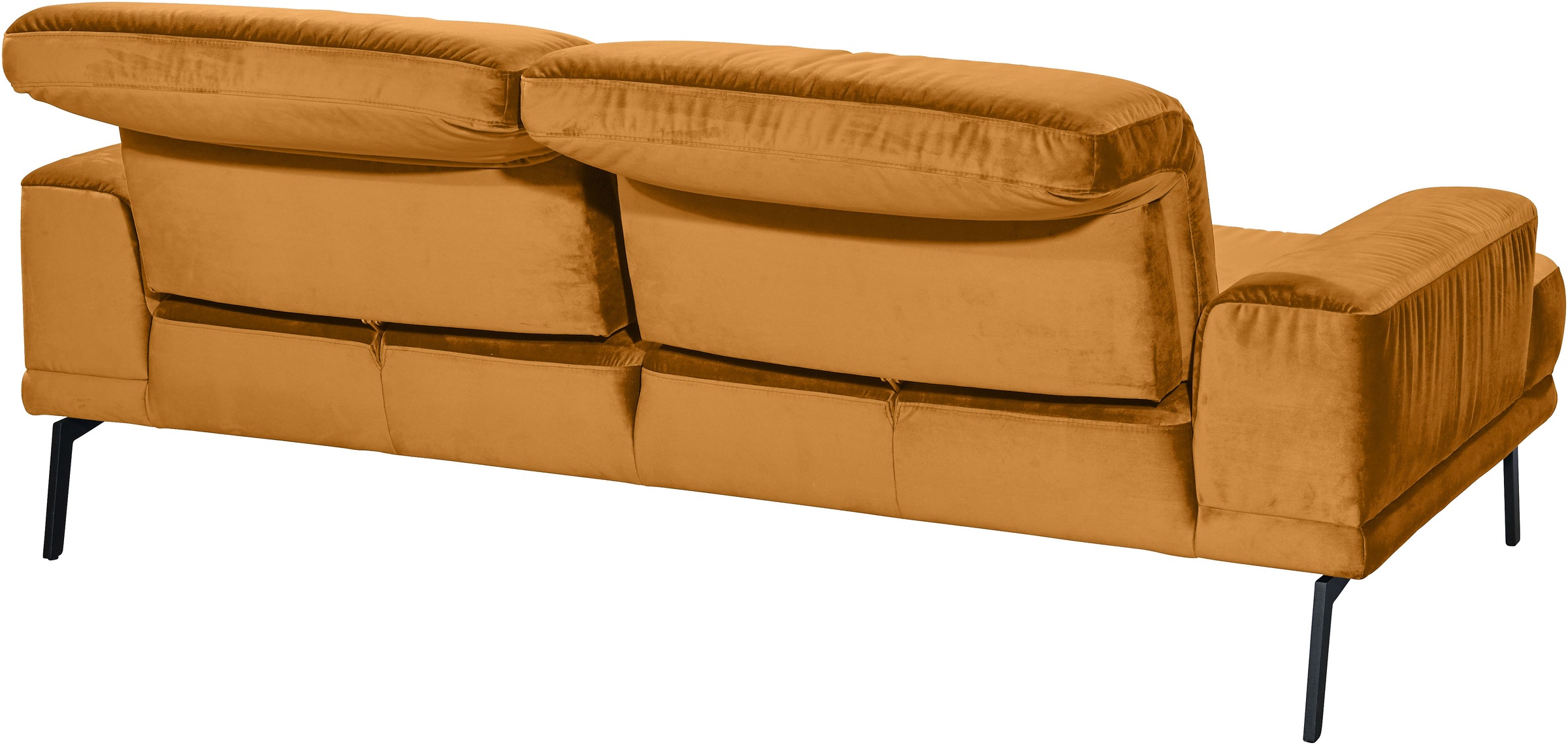 Musterring 3-Sitzer »MR 4580«, inkl. Kopf- und Sitztiefenverstellung, Fuß schwarz, B228 x T103 cm