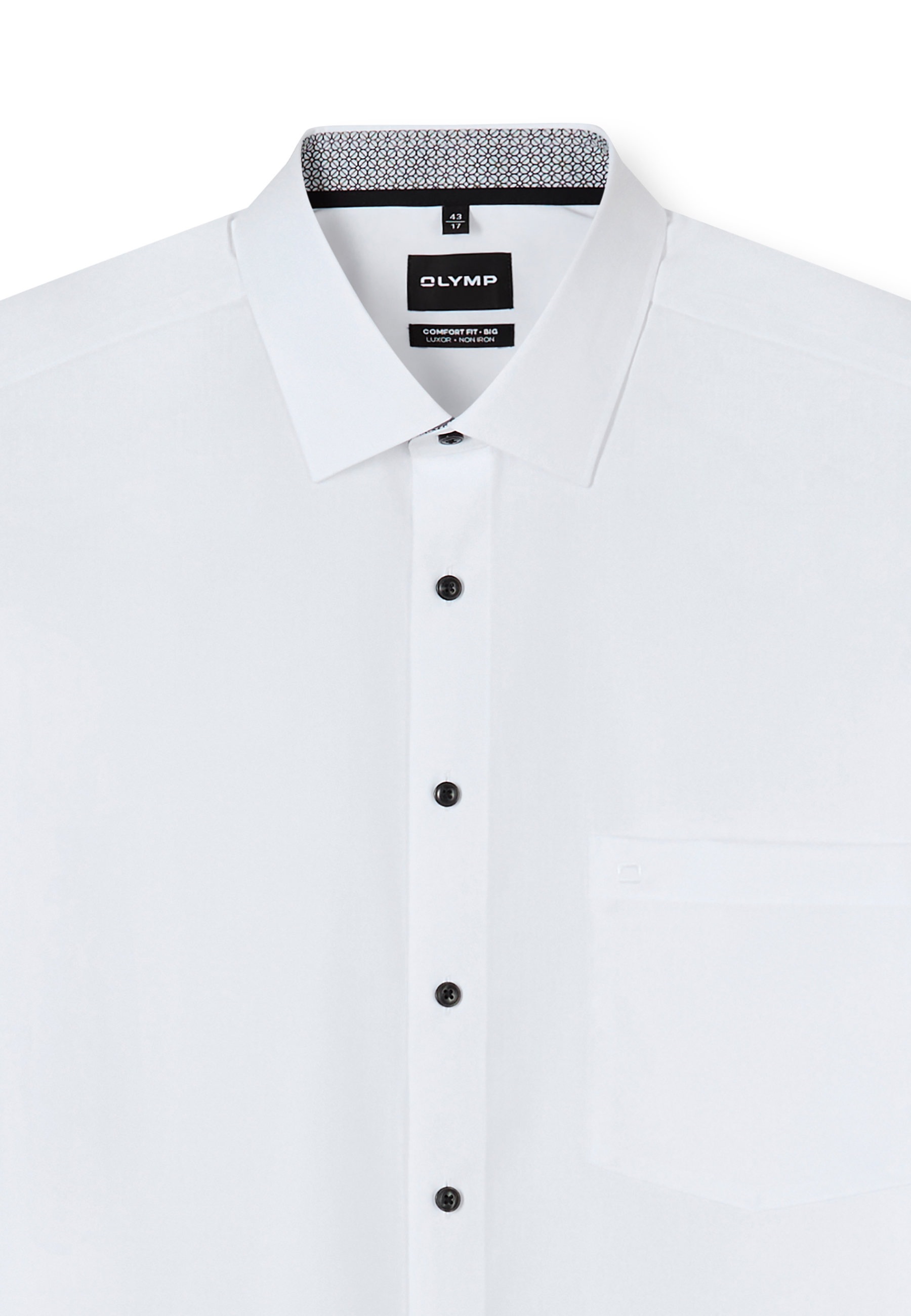 OLYMP Luxor comfort fit big Kent Dress Shirt anthrazit Long Sleeve 2