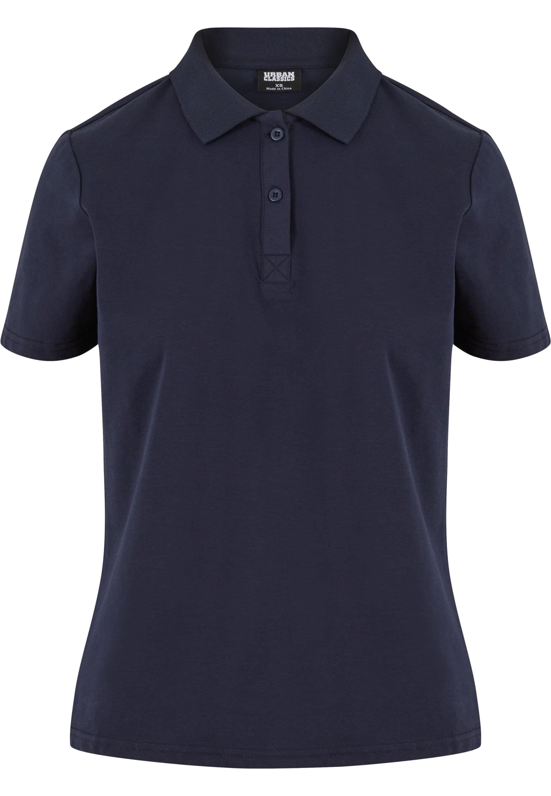 URBAN CLASSICS Poloshirt "Urban Classics Ladies Sorona Polo Tee" 1 Stk. günstig online kaufen