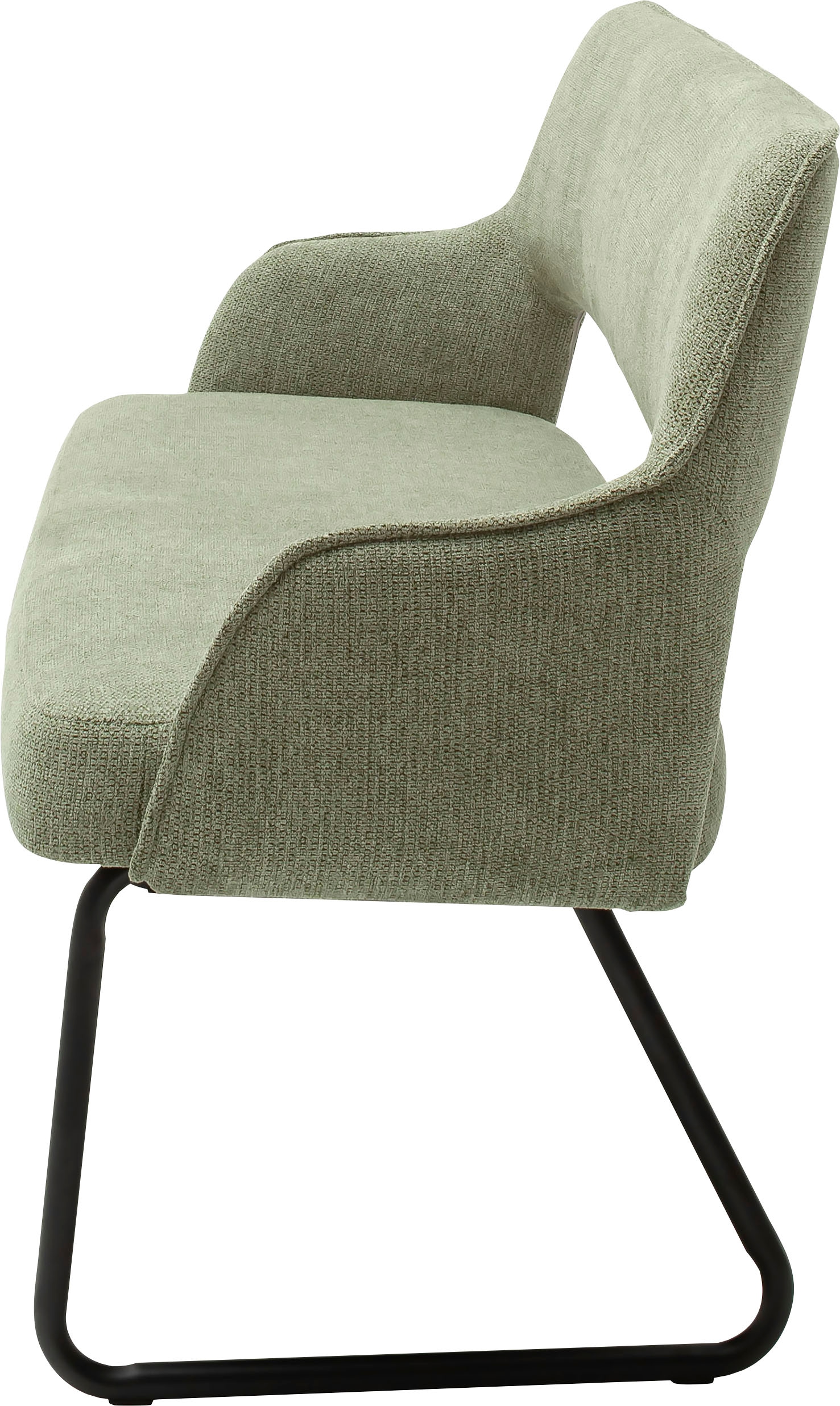 MCA furniture Polsterbank »Bangor«, Sitzbank frei im Raum stellbar,Stoffbezug, Breite 175 cm