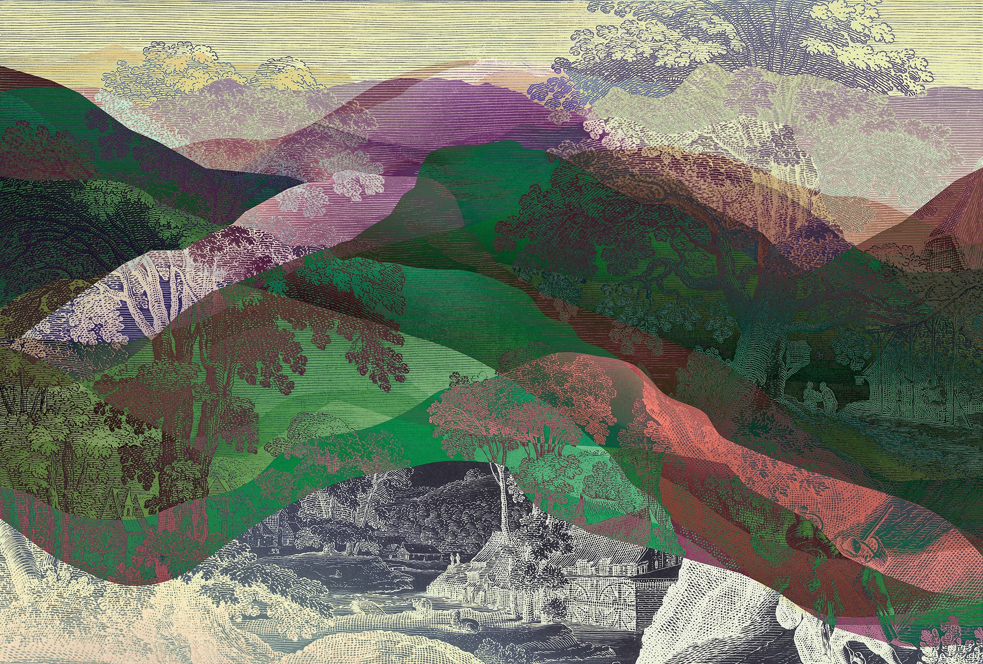 living walls Fototapetas »Walls by Patel Hidden Val...