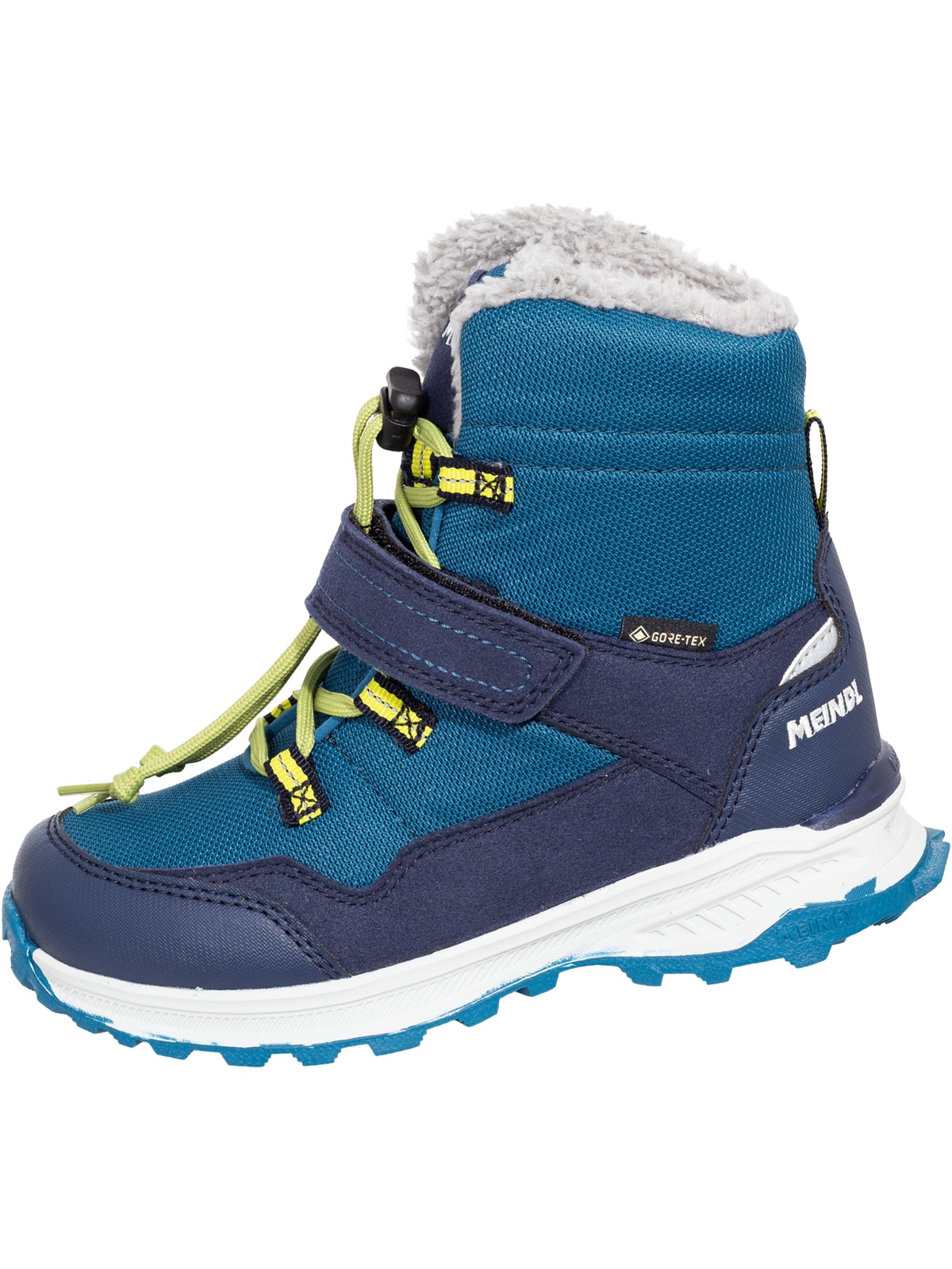 Meindl Outdoorwinterstiefel »Meindl Snowstorm Junior GTX petrol/marine«  Herausnehmbares Best-Fit-Fußbett für optimale Passform bei Kinderfüßen