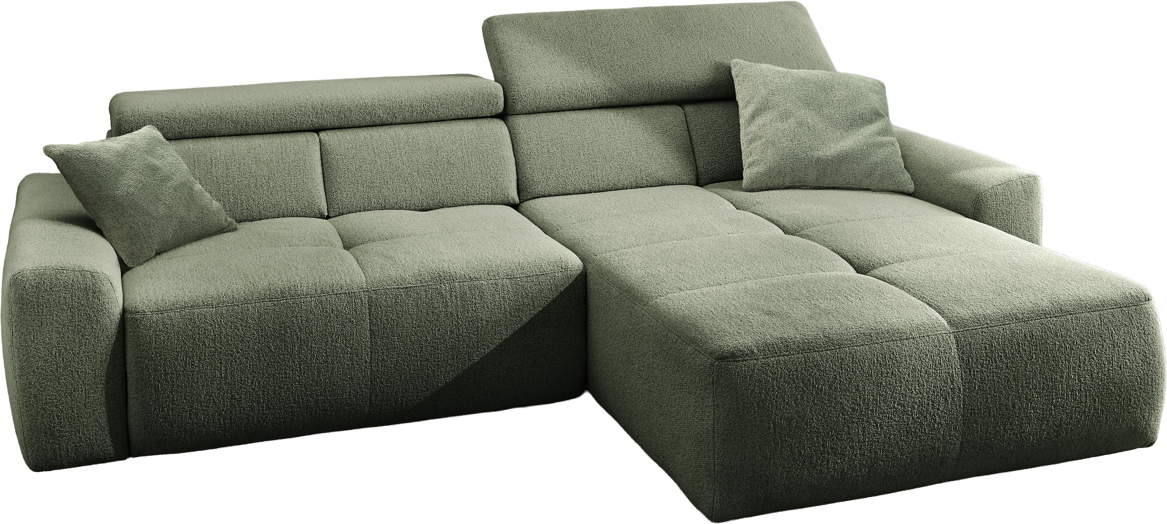 Jockenhöfer Gruppe Ecksofa "Unos L-Form, B: 299 cm, mit 60 cm elektr. Sitzt günstig online kaufen