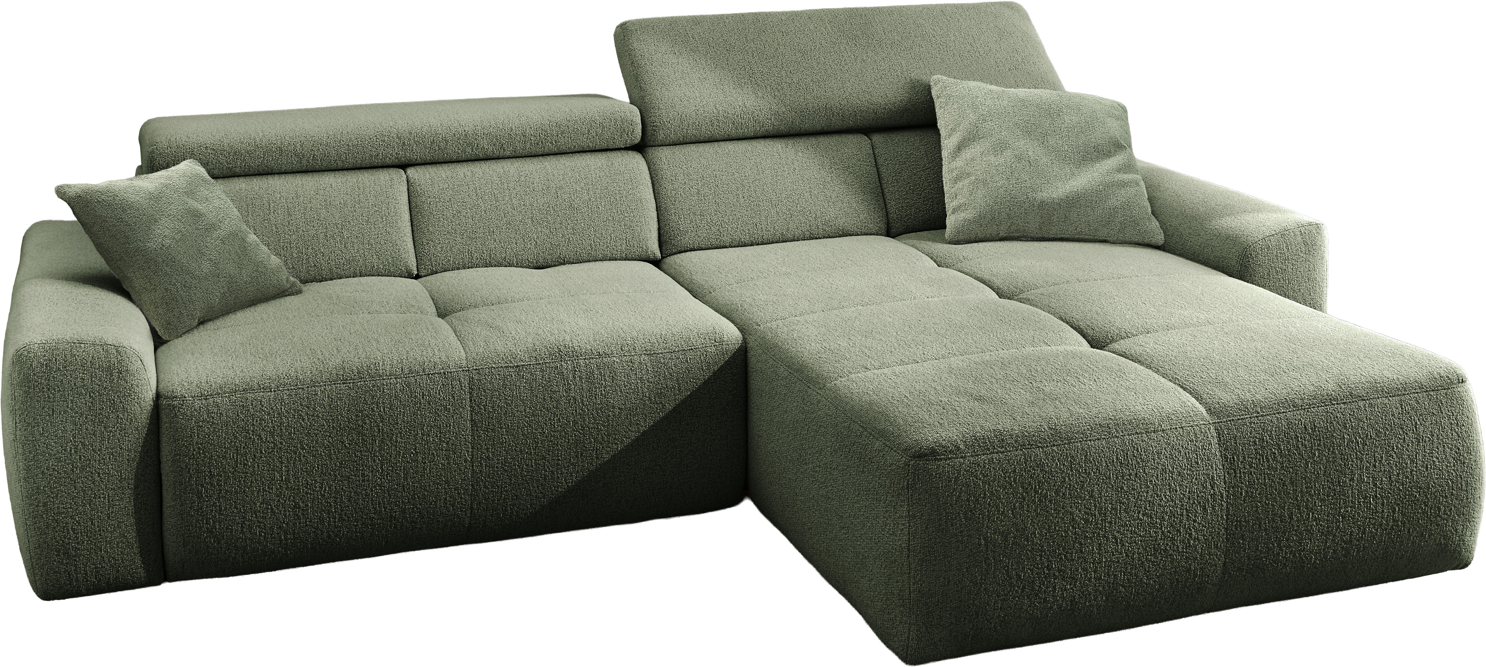 Thumbnail - Jockenhöfer Gruppe Ecksofa "Unos, L-Form, mit 60cm elektrischer Sitztiefenverstellung" 140kg Belastbarkeit, USB, verstel...