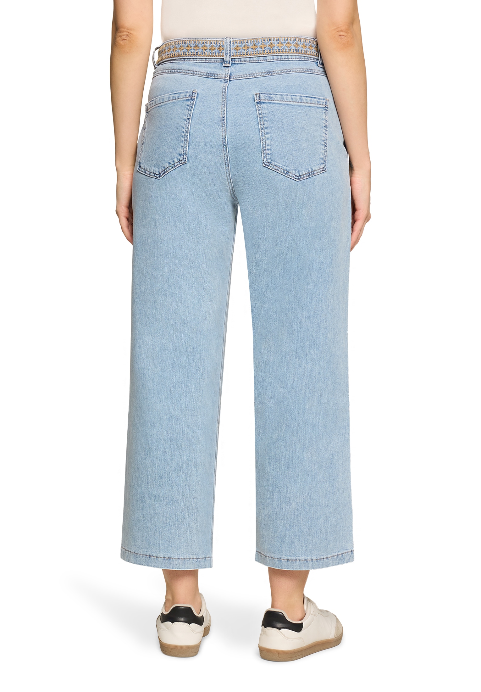 Cartoon Ankle-Jeans »Damen mit Stickerei«