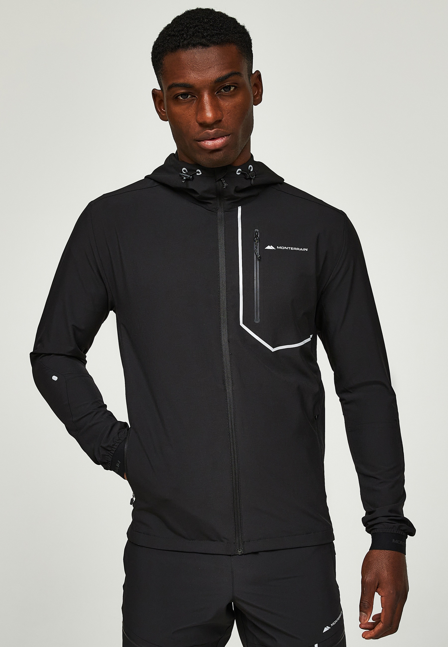 Monterrain Outdoorjacke »Monterrain RAMBLE 3.0 WOVEN HOODY« 1 Stk. tlg. mit Kapuze