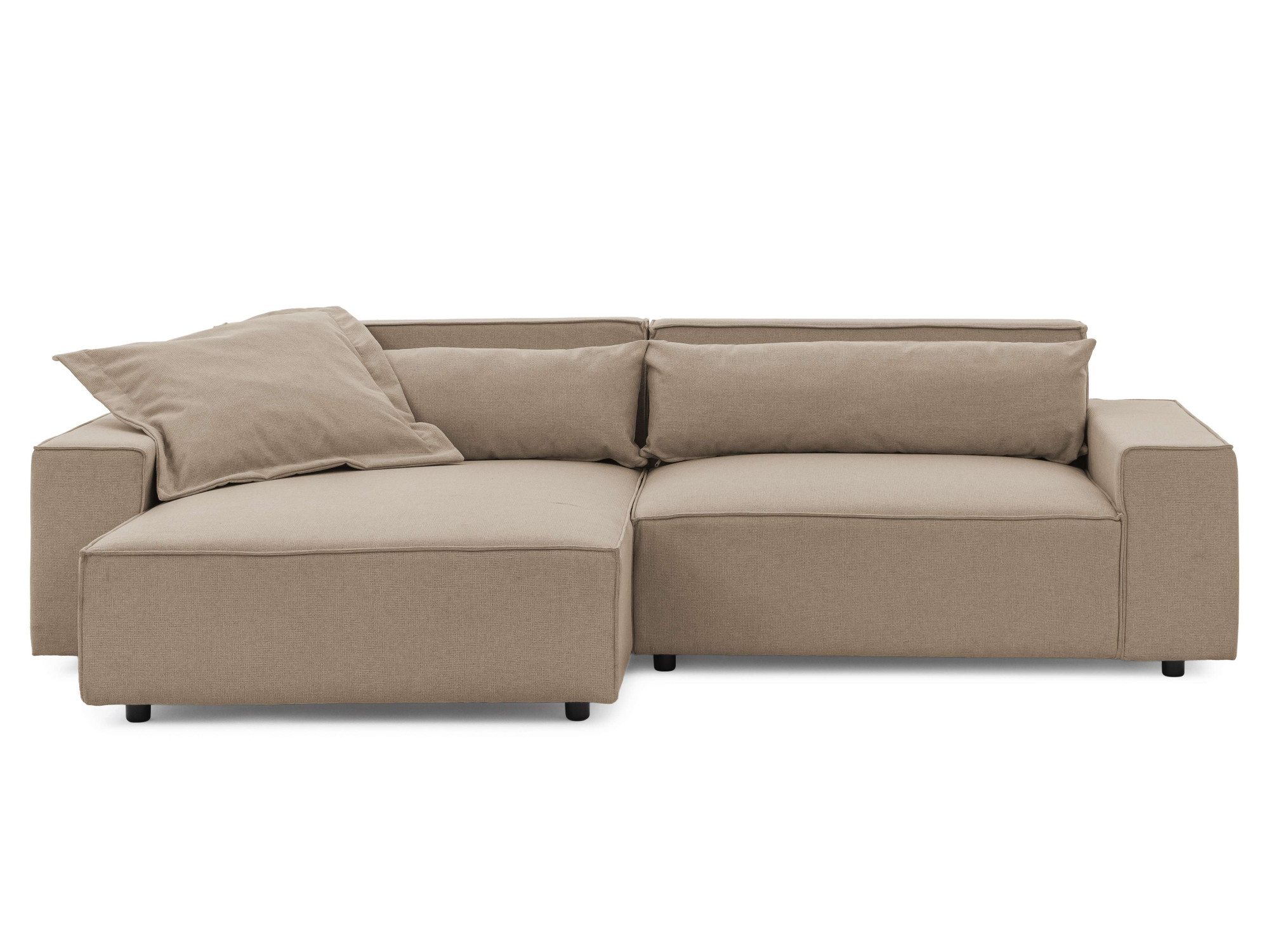 OTTO home Ecksofa "KINLEE Design-Sofa mit Recamiere rechts/links, Maße B/T/ günstig online kaufen