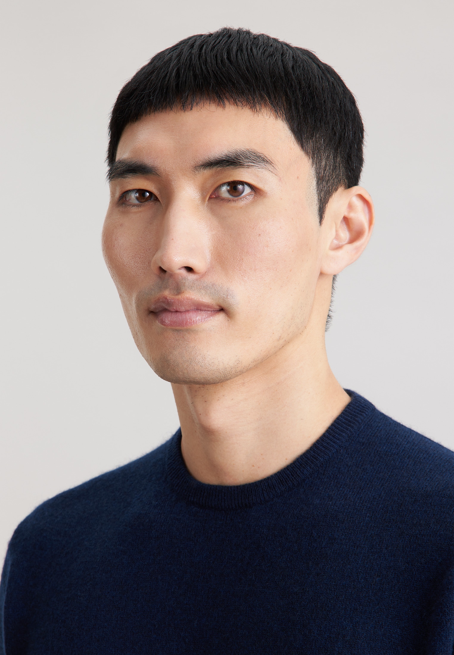 seidensticker Strickpullover »Schwarze Rose« 1/1 Rundhals Uni