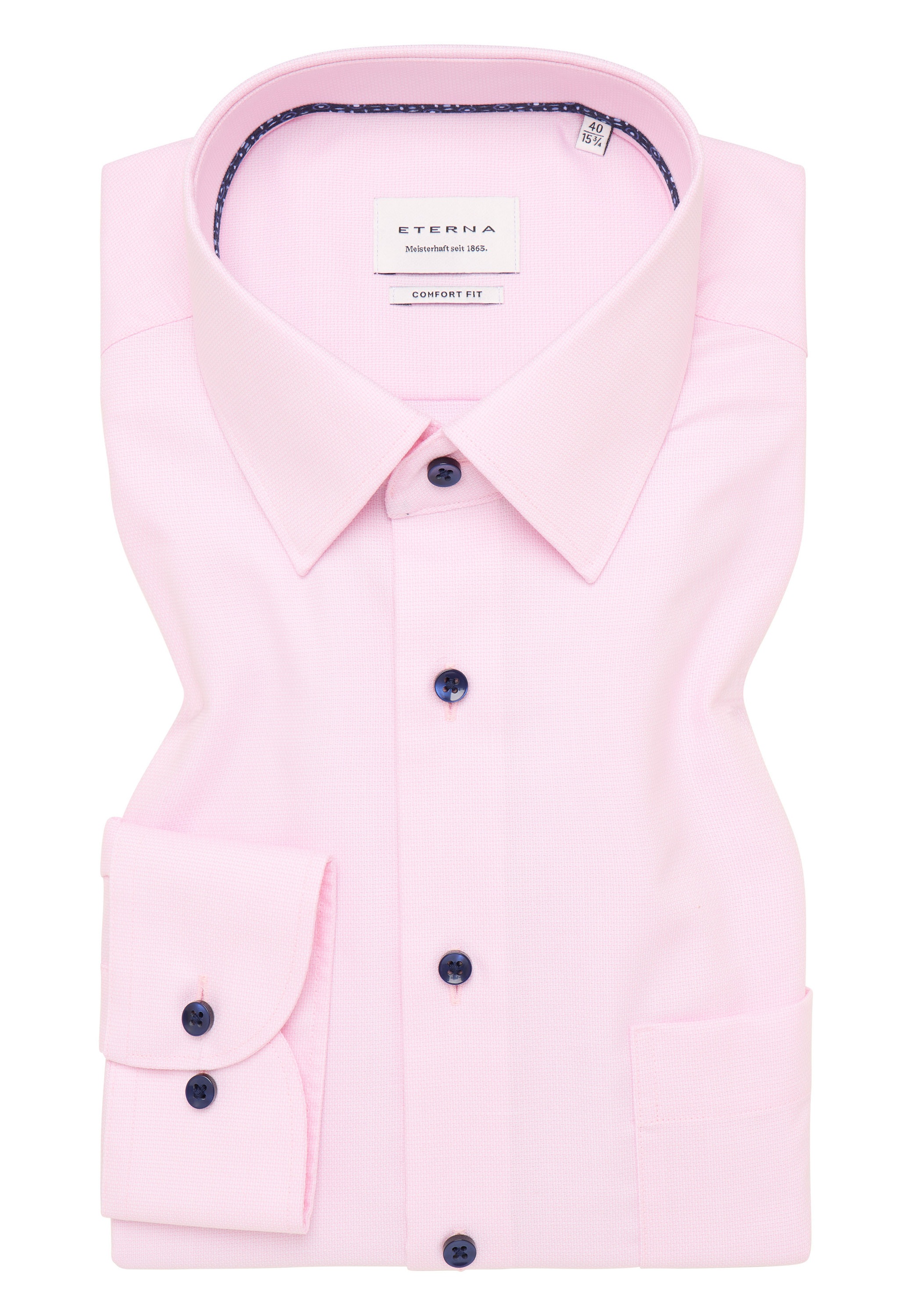 Eterna Langarmhemd »COMFORT FIT«, NON IRON (bügelfrei)