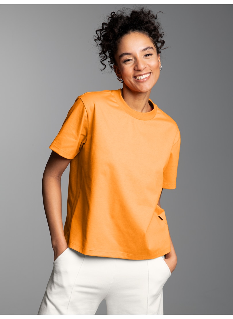 Trigema T-Shirt »TRIGEMA Cropped T-Shirt«, (1 tlg.)