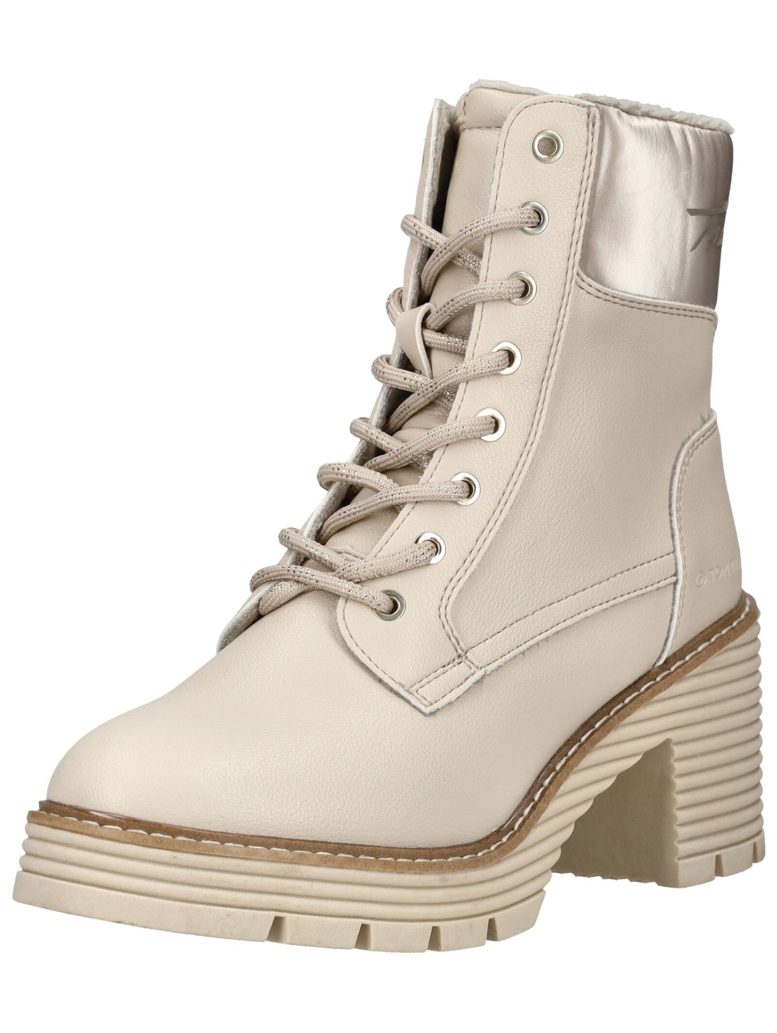 TOM TAILOR Stiefelette "Tom Tailor Stiefelette Lederimitat/Textil" günstig online kaufen