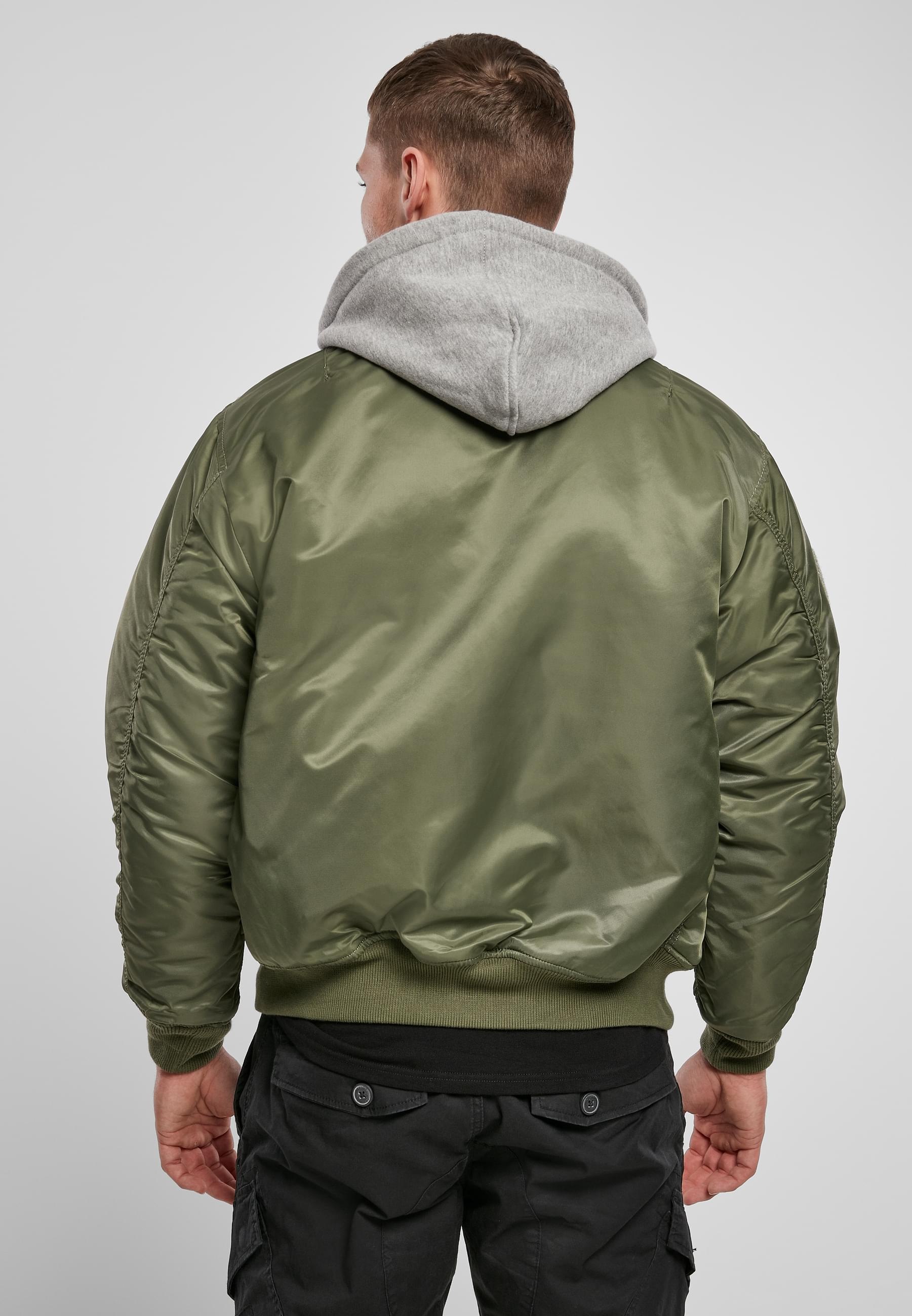 Brandit Anorak »Brandit Herren Hooded MA1 Bomber Jacket«, (1 St.), mit Kapuze