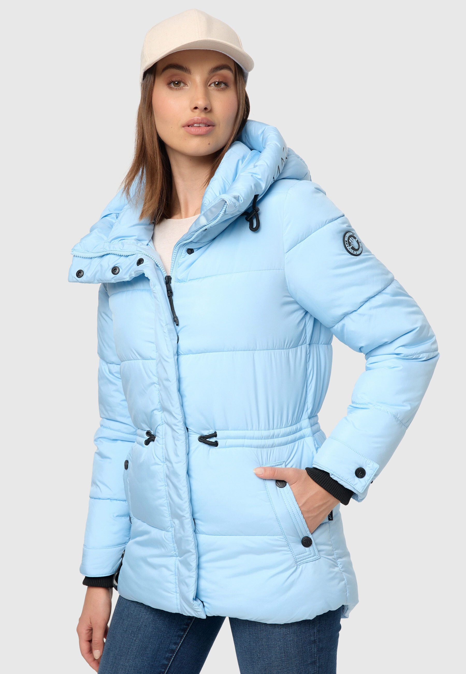 Marikoo Winterjacke »Akumaa«, mit tailliertem Schnitt