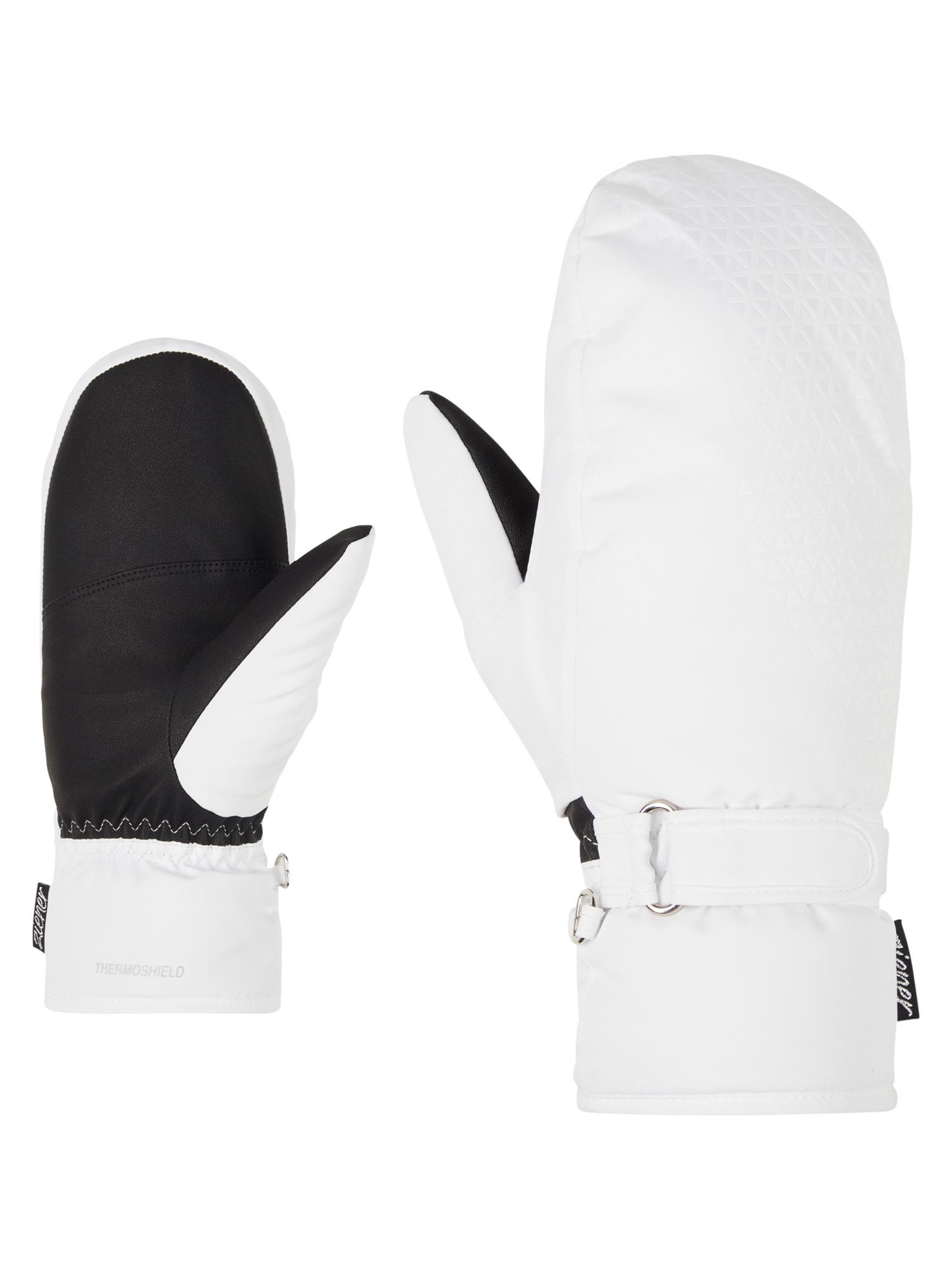 Ziener Fäustlinge "KISARI-Z AQUASHIELD DAMEN" wasserdicht, winddicht, atmungsaktiv, warmes Fleece-Futter