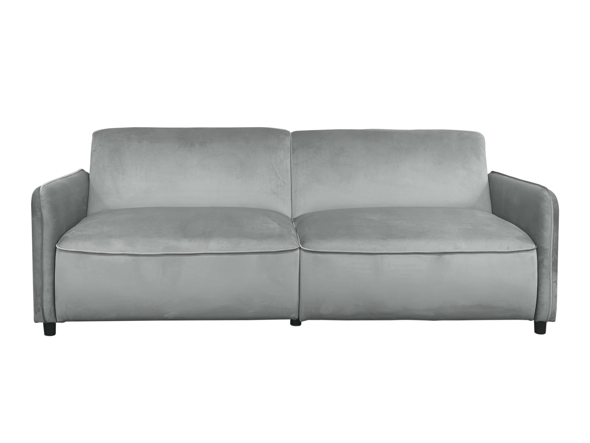 Dorel Home 3-Sitzer »Allie Curved Schlafsofa 209 cm«, Bettfunktion (110/190), verstellbare Rückenlehne, Cord u. Velours