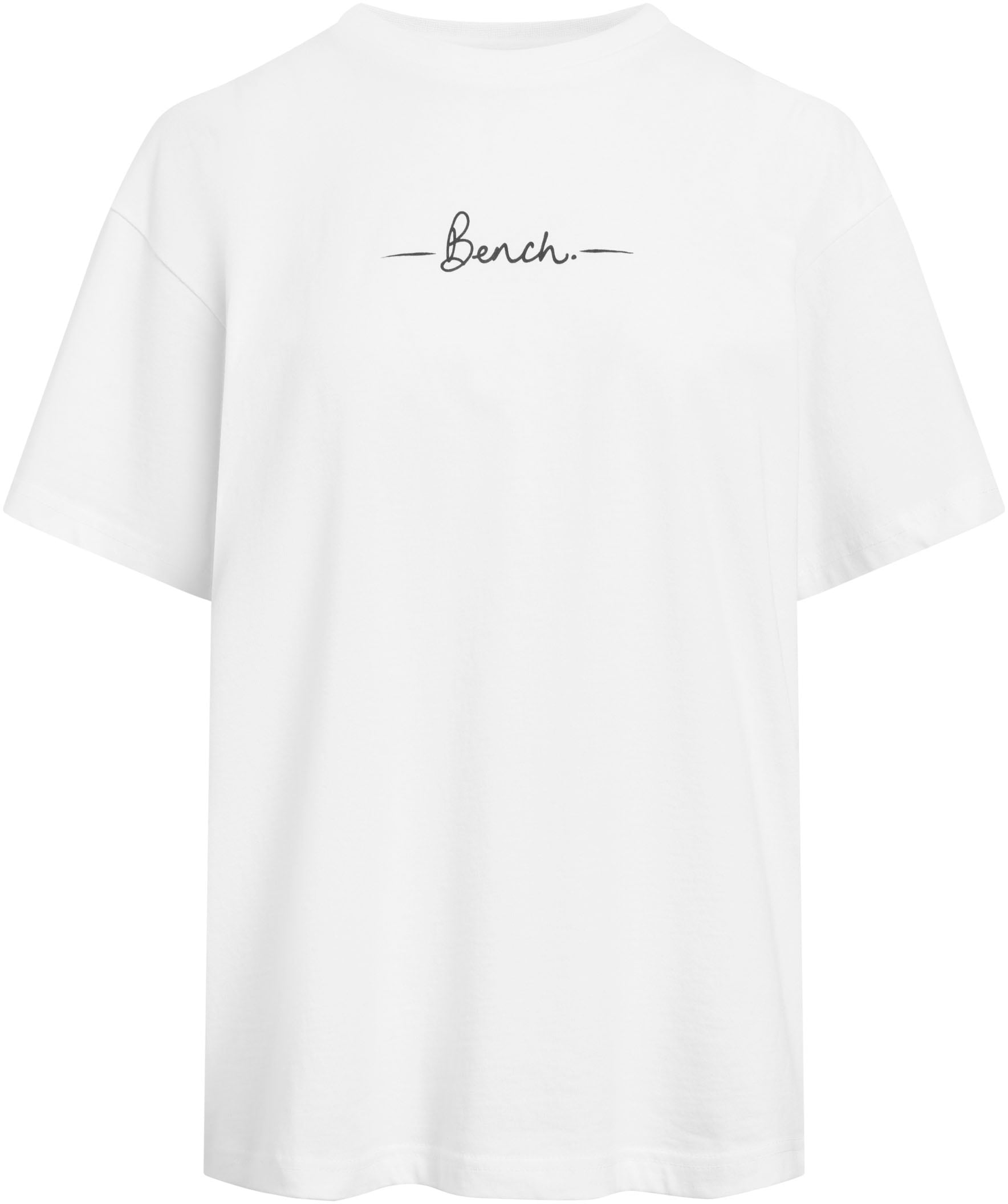 Bench. T-Shirt »ABELIA«, mit | Brustlogo BAUR dezentem kaufen