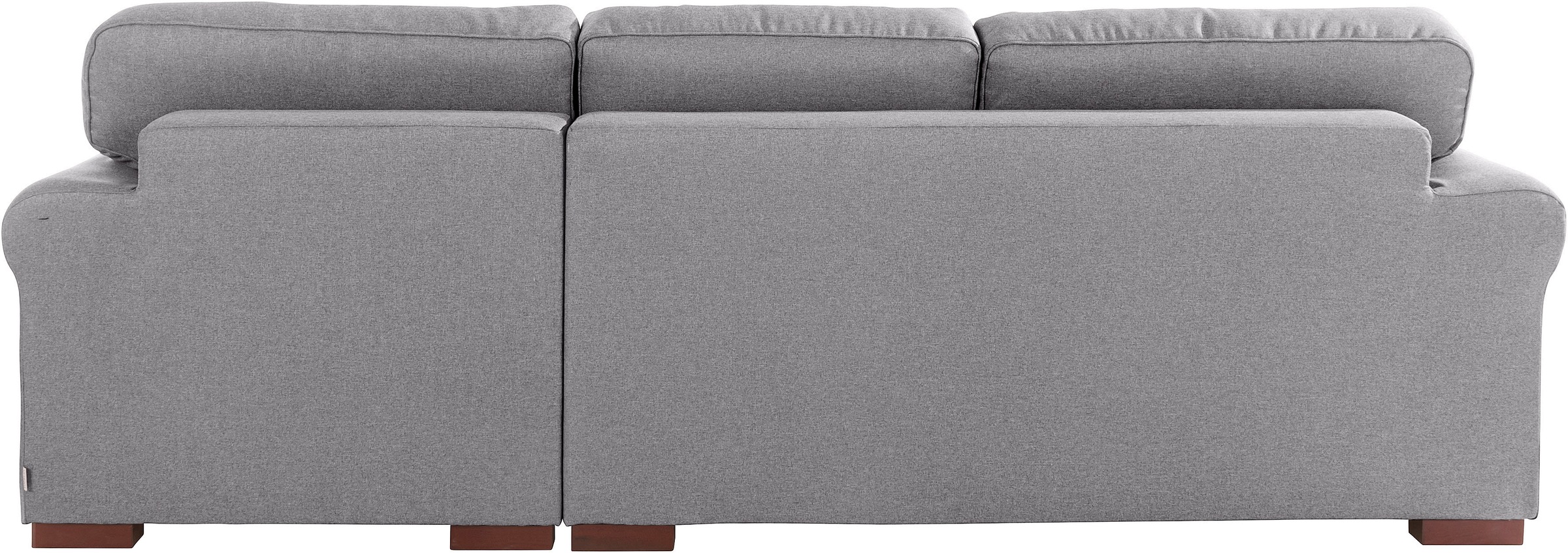Home affaire Ecksofa »Broughton L-Form«, weicher Sitzkomfort, incl. 4 Zierkissen, Keder