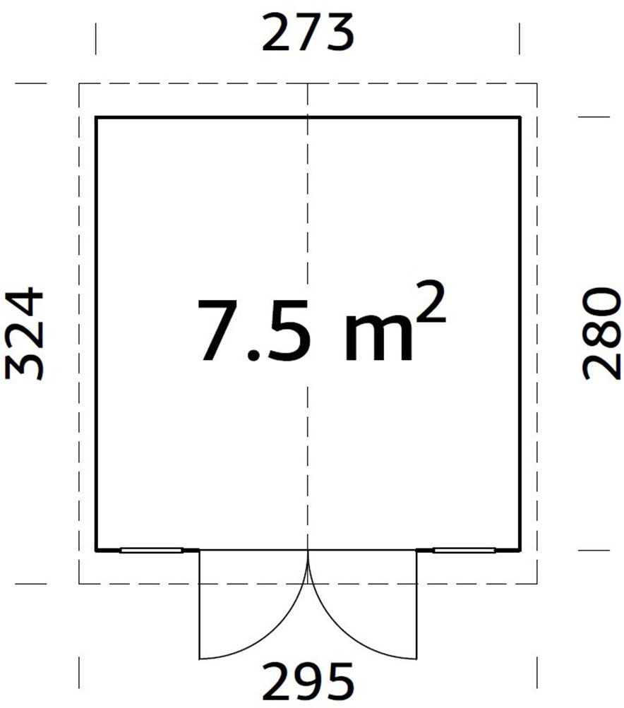 Palmako Gerätehaus »Dan«