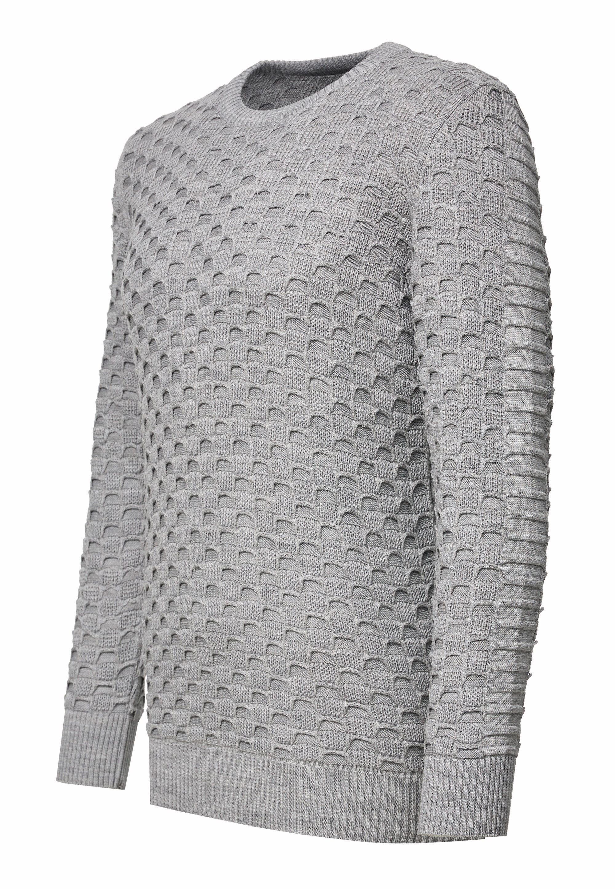 Rusty Neal Strickpullover, mit modernem Strickmuster