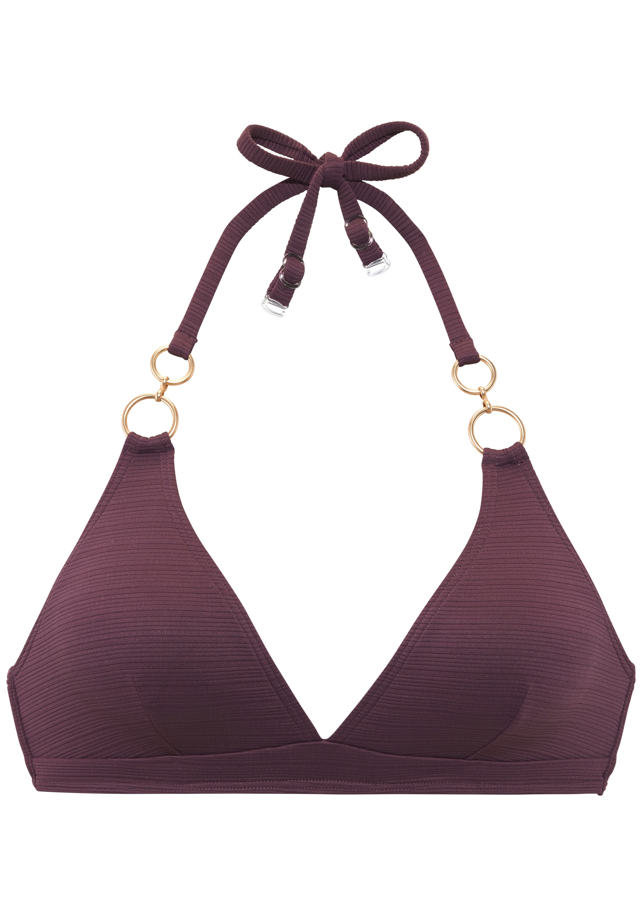 Sunseeker Triangel-Bikini-Top "Arley" mit goldfarbenen Zierringen günstig online kaufen